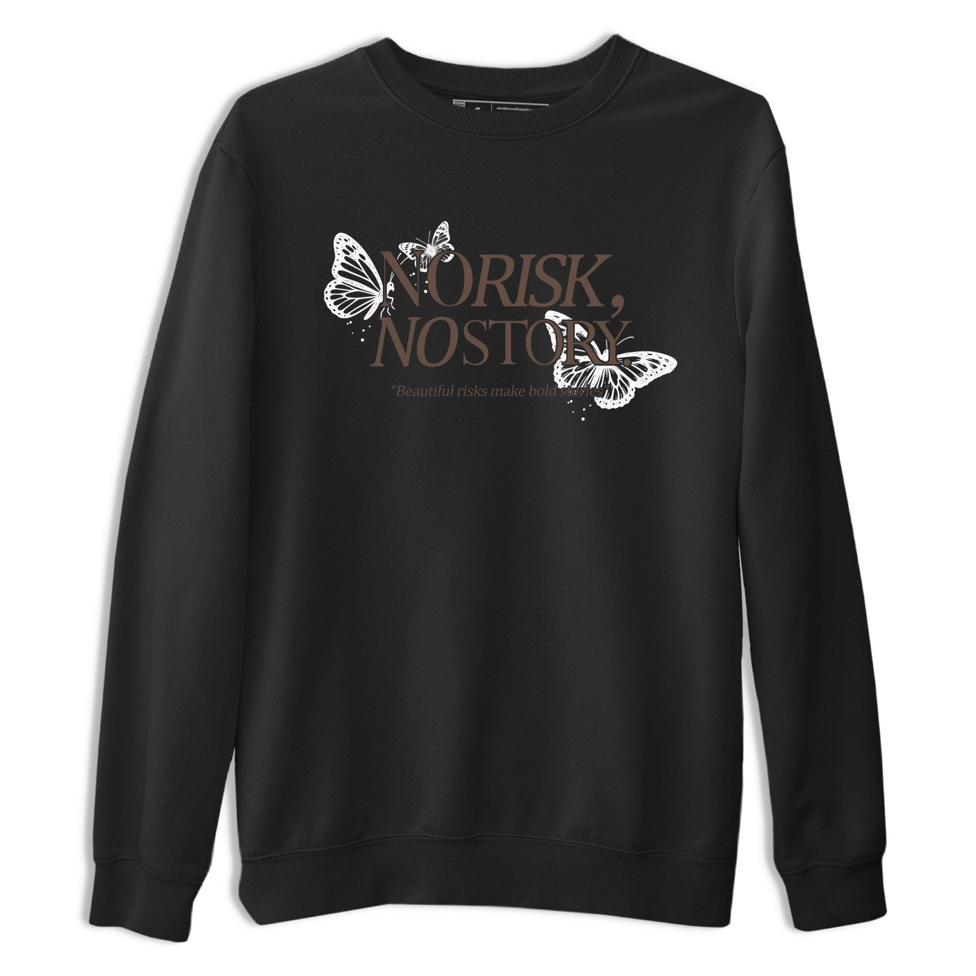 Sneaker match tees – Sneaker Tees To Match Air Jordan 4 Cave Stone Shoes – No Risk No Story Tee Black 2