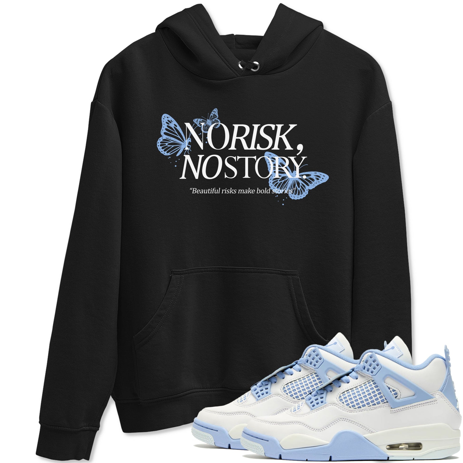 4s Forget Me Not shirts to match jordans No Risk No Story sneaker match tees Air Jordan 4 WMNS Aluminummatch shoes to clothes SNRT Sneaker Tees unisex cotton Black 1 shirts