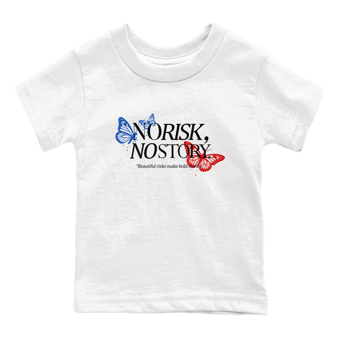 Sneaker match tees – Sneaker Tees To Match Jordan 4 Retro Rare Air Shoes – No Risk No Story Kids T-Shirt White 2