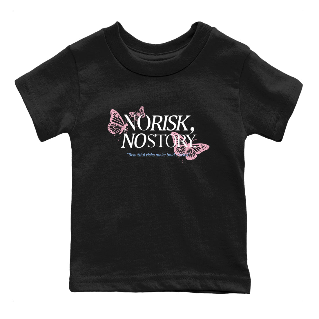 Sneaker match tees – Sneaker Tees To Match Air Jordan 5 35th Anniversary Shoes – No Risk No Story Kids T-Shirt Black 2