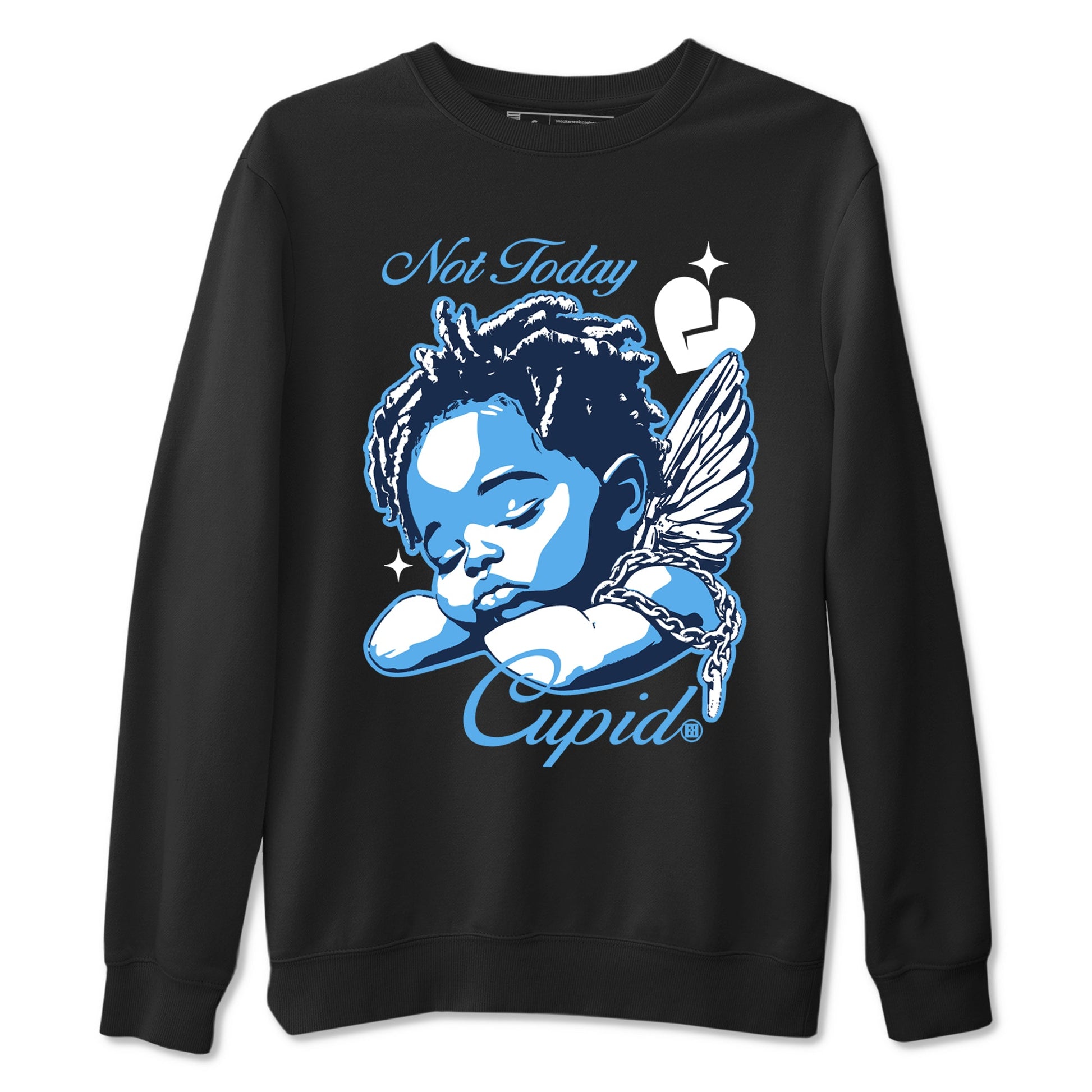 1s Obsidian shirts to match jordans Not Today Cupid shirts to match Jordans AJ1 Retro Low OG Obsidian match shoes to clothes SNRT Sneaker Tees unisex cotton Black 2 shirts
