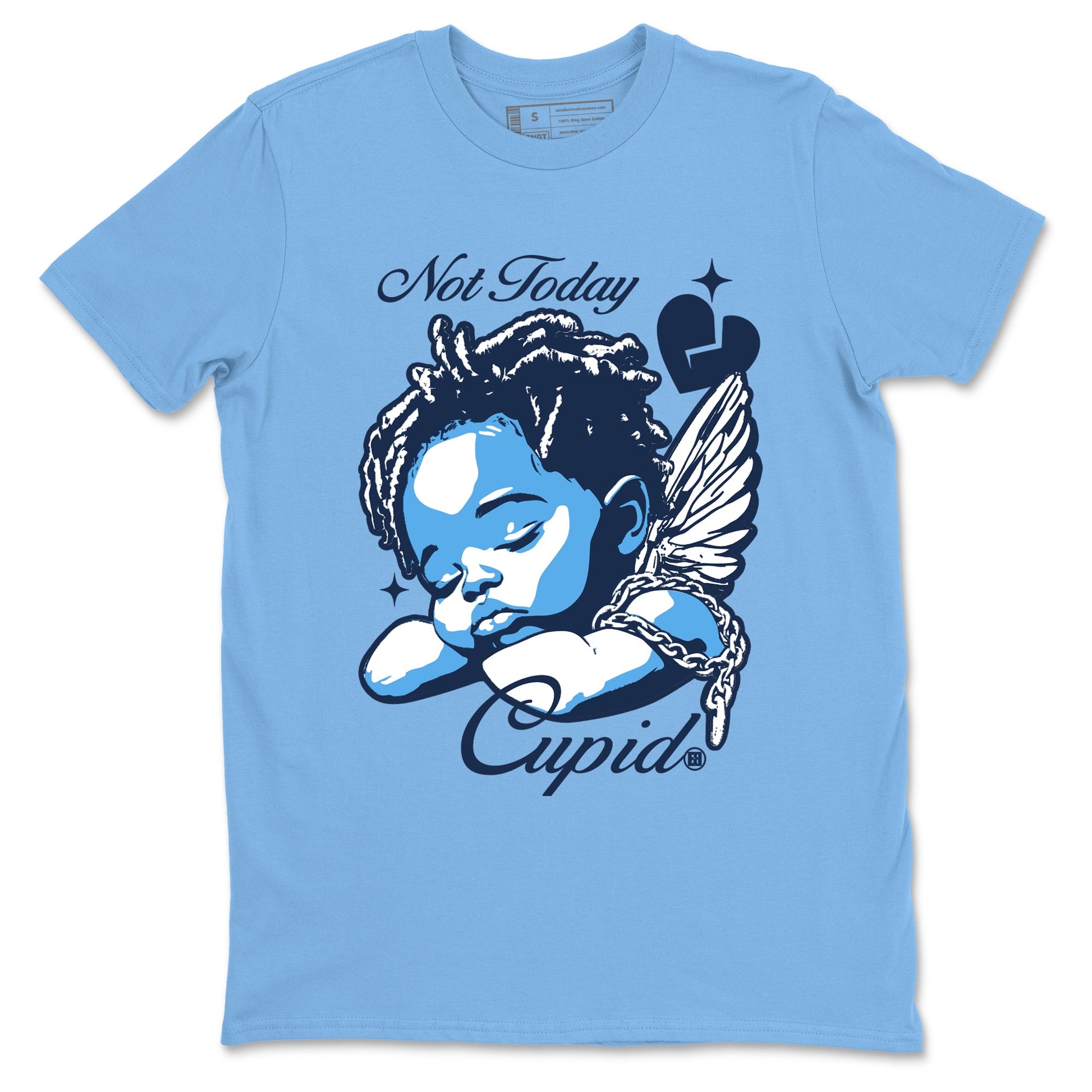 1s Obsidian shirts to match jordans Not Today Cupid shirts to match Jordans AJ1 Retro Low OG Obsidian match shoes to clothes SNRT Sneaker Tees unisex cotton Carolina Blue 2 shirts