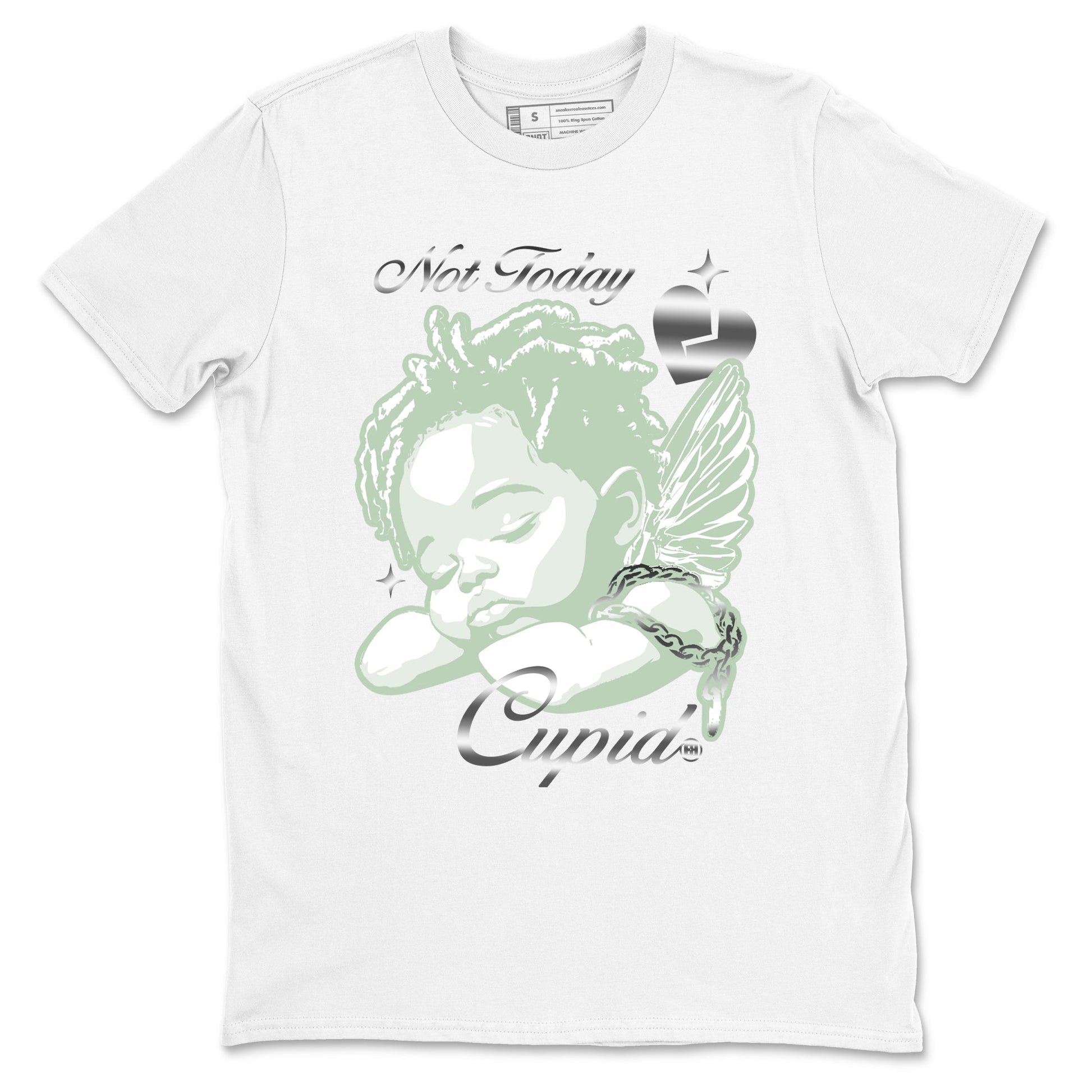 4s Abundance shirts to match jordans Not Today Cupid sneaker match tees Air Jordan 4 Seafoam match shoes to clothes SNRT Sneaker Tees unisex cotton White 2 shirts