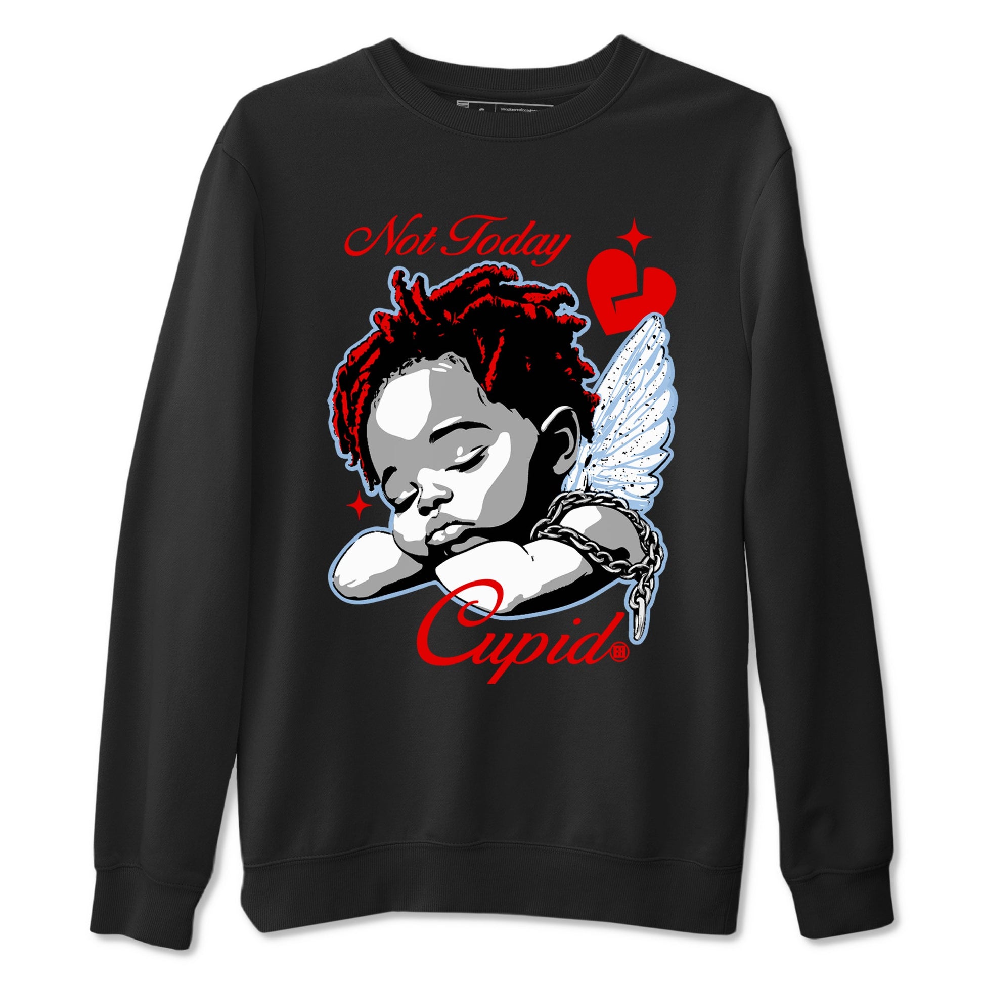 Jordan 5 Retro Reimagined shirts to match jordans Not Today Cupid sneaker match tees Air Jordan 5 Reimagined best t shirts to wear with jordans SNRT Sneaker Tees unisex cotton Black 2 shirts