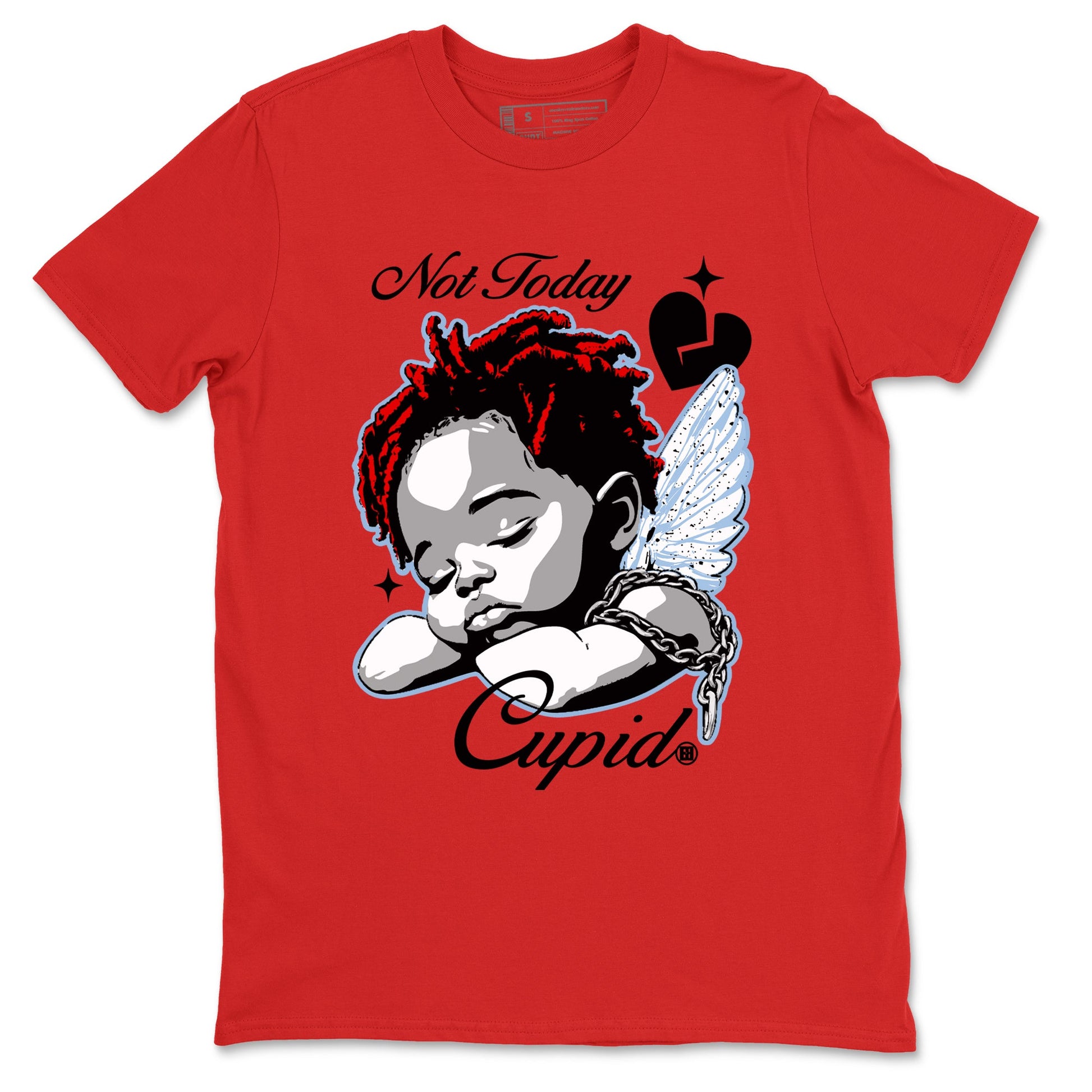Jordan 5 Retro Reimagined shirts to match jordans Not Today Cupid sneaker match tees Air Jordan 5 Reimagined best t shirts to wear with jordans SNRT Sneaker Tees unisex cotton Red 2 shirts