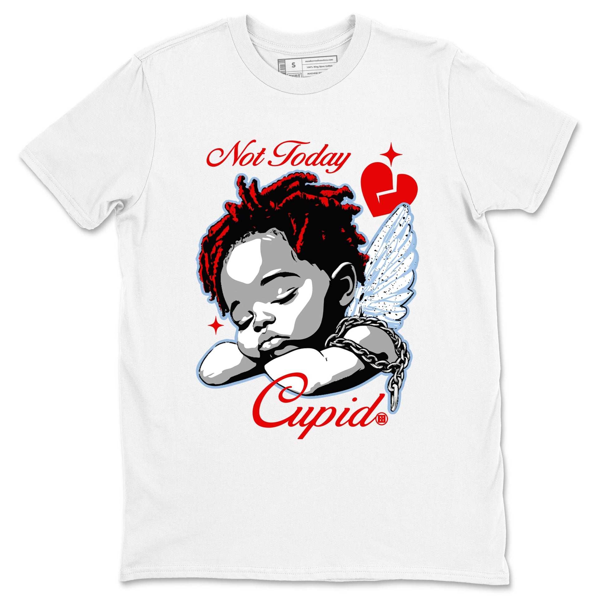 Jordan 5 Retro Reimagined shirts to match jordans Not Today Cupid sneaker match tees Air Jordan 5 Reimagined best t shirts to wear with jordans SNRT Sneaker Tees unisex cotton White 2 shirts
