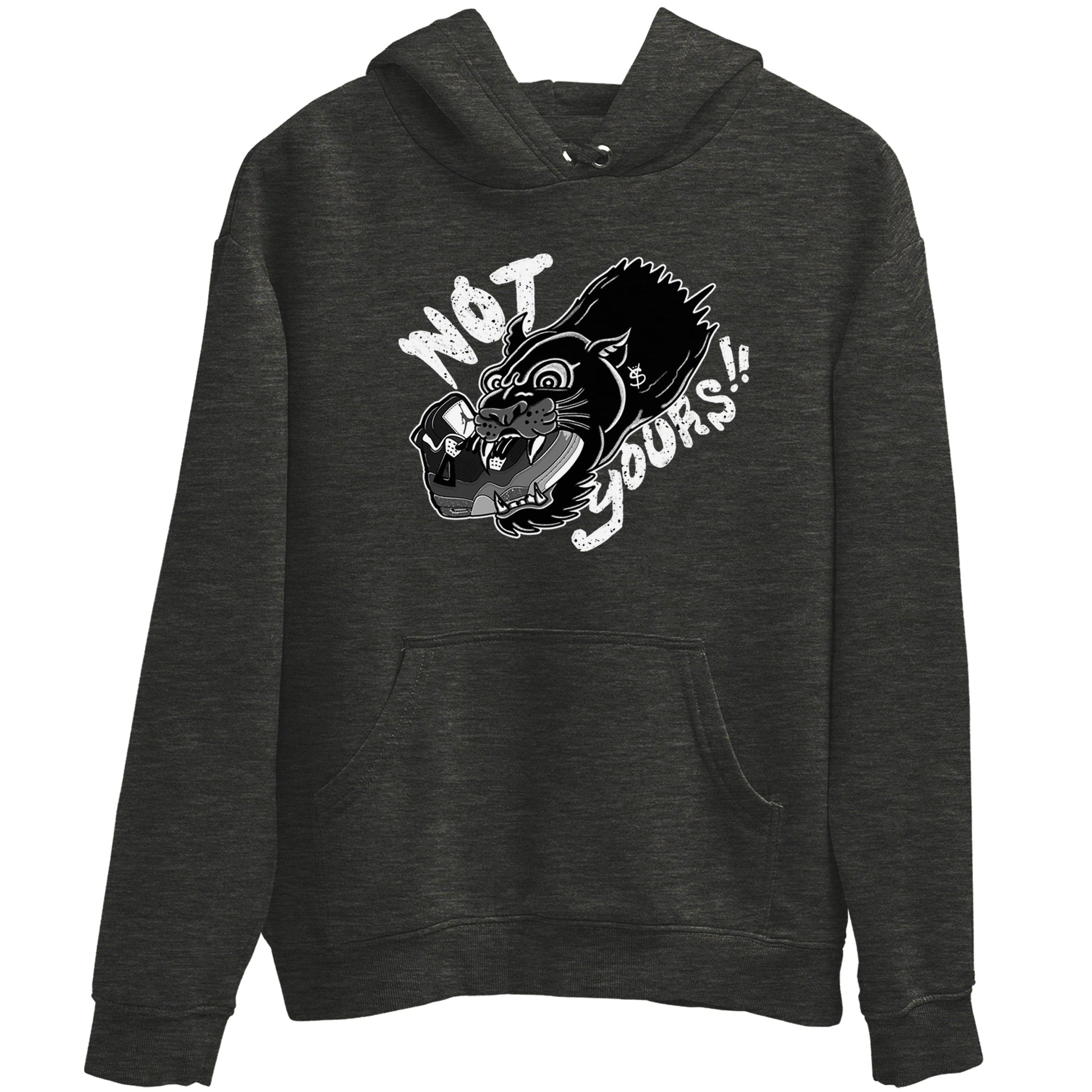 4s Fear shirts to match jordans Not Yours sneaker match tees Air Jordan 4 Retro Fear match shoes to clothes SNRT Sneaker Tees unisex cotton Charcoal Heather 2 shirts