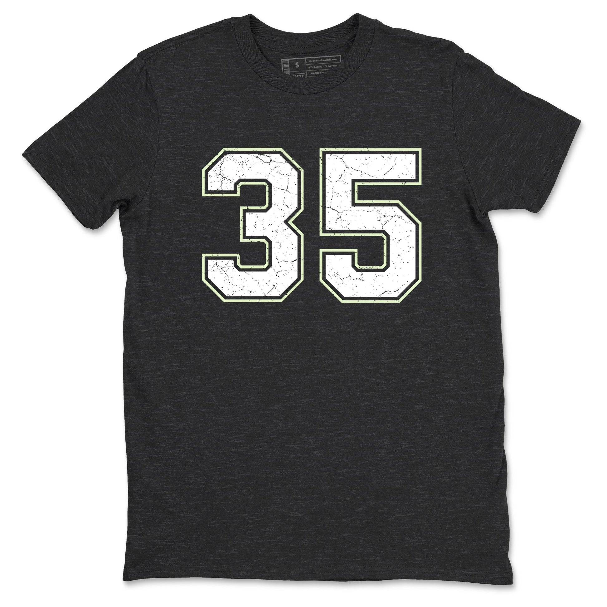 Sneaker Threads – Sneaker Tees To Match Nike KD 18 Halloween – Number 35 Graphic Tee Charcoal Heather 2. Perfect for Jordan releases 2025 colorways. Perfect for Kevin Durant sneaker releases and Halloween 2025 colorways.
