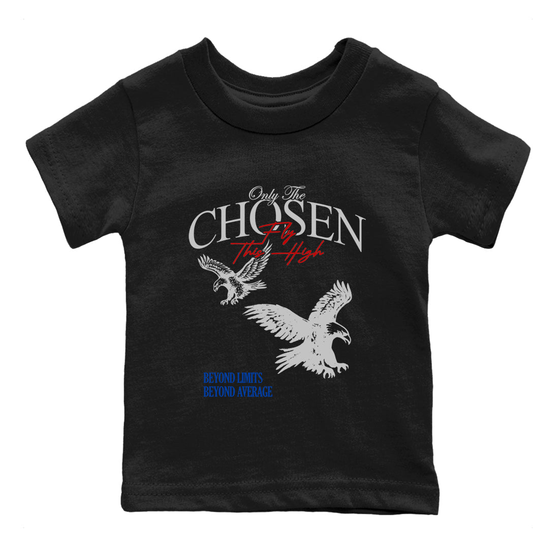 Sneaker match tees – Sneaker Tees To Match Jordan 4 Retro Rare Air Shoes – Only The Chosen Fly This High Kids T-Shirt Black 2