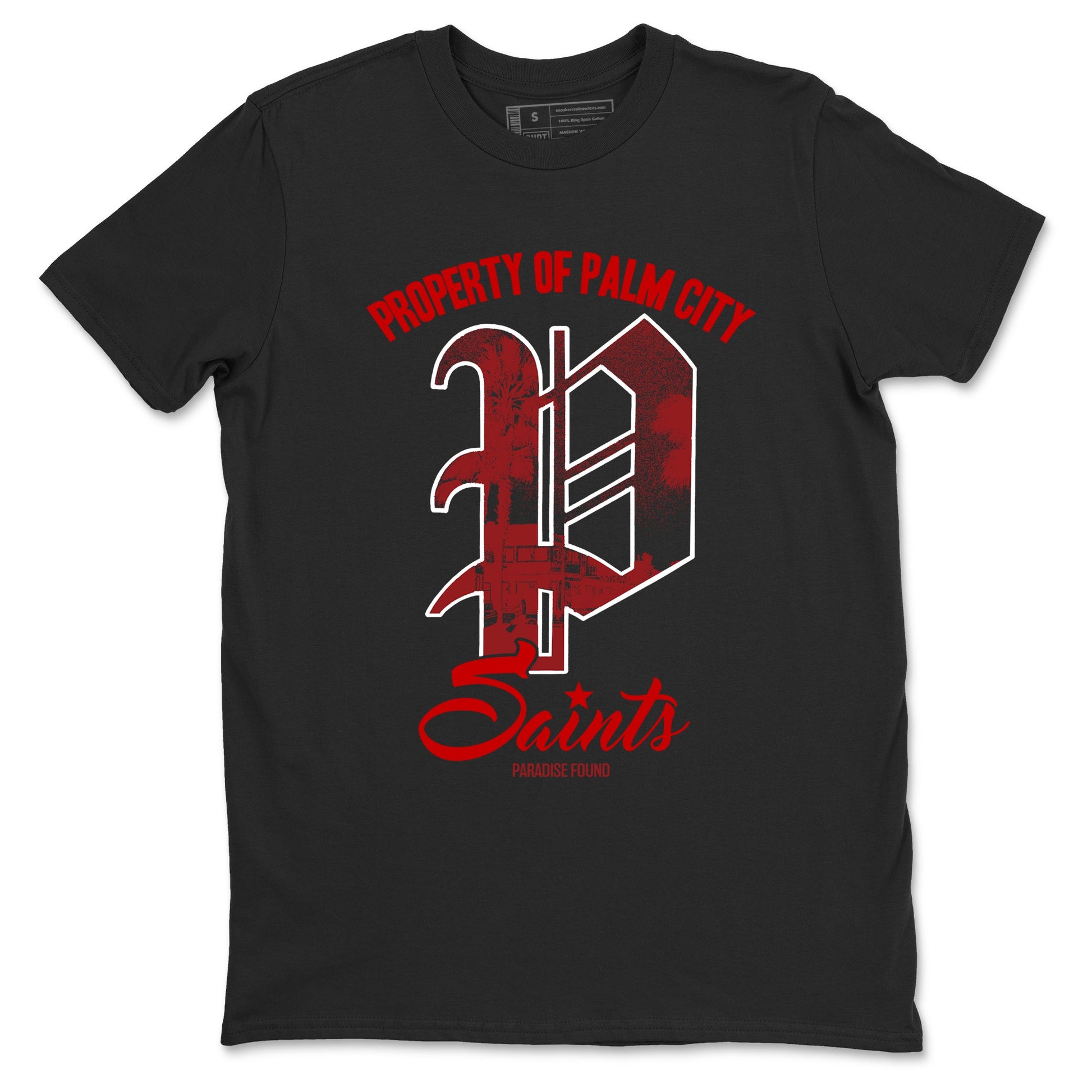 Sneaker match tees – Sneaker Tees To Match Air Foamposite Cough Drop Shoes – Paradise Found Tee Black 2