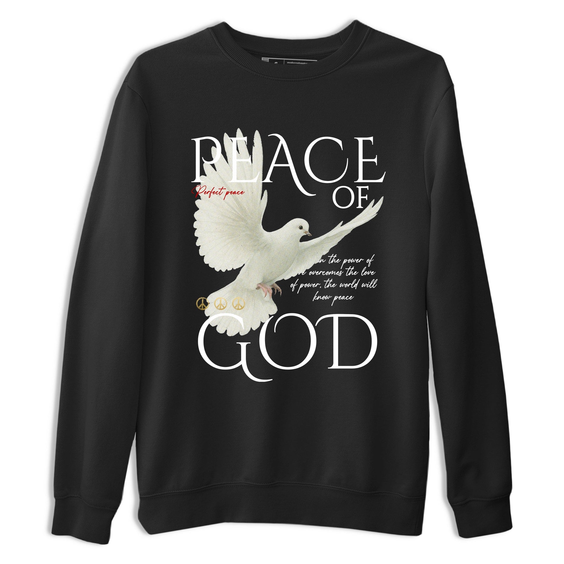 Sneaker match tees – Sneaker Tees To Match Air Jordan 12 Taxi Shoes – Peace of God Tee Black 2