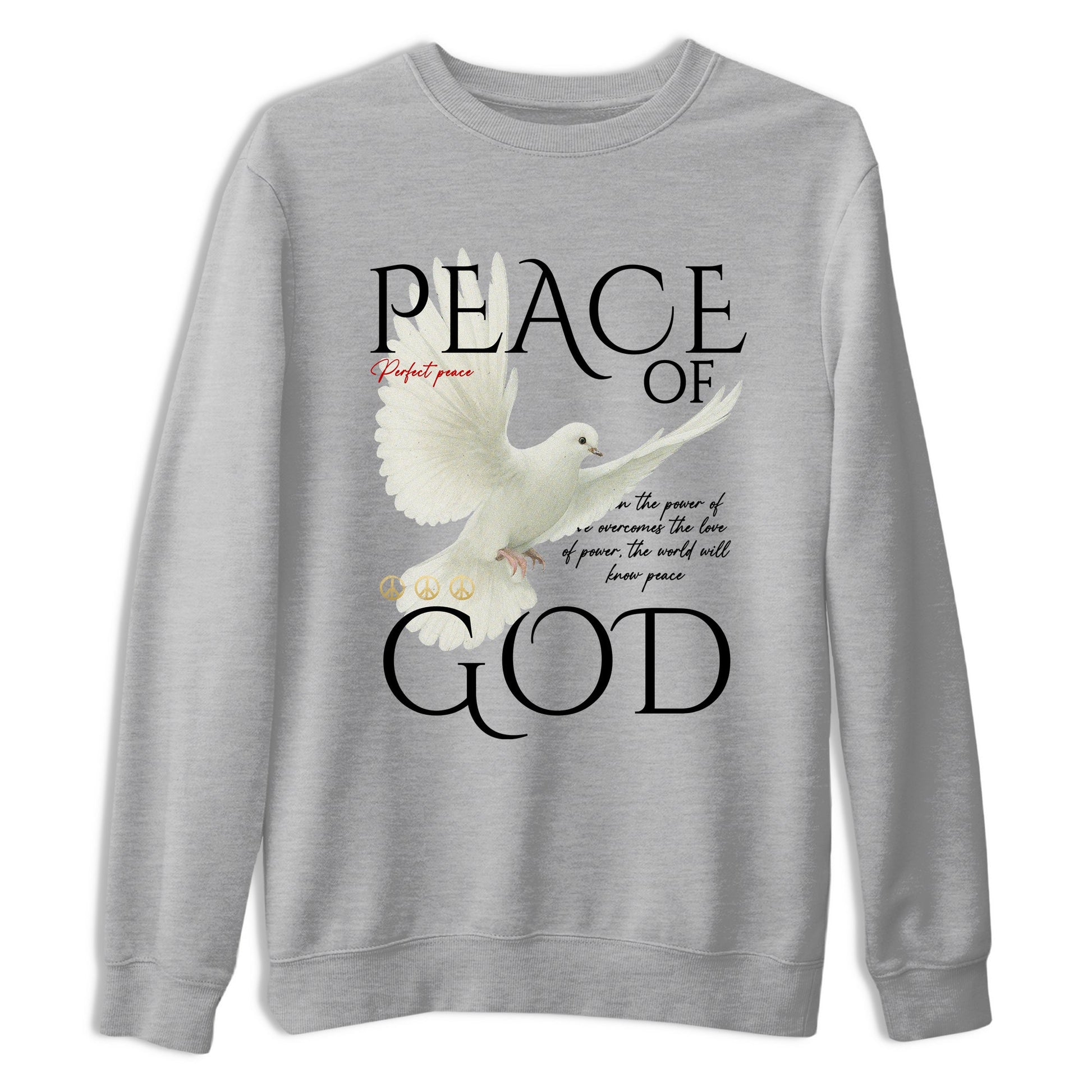 Sneaker match tees – Sneaker Tees To Match Air Jordan 12 Taxi Shoes – Peace of God Tee Heather Grey 2