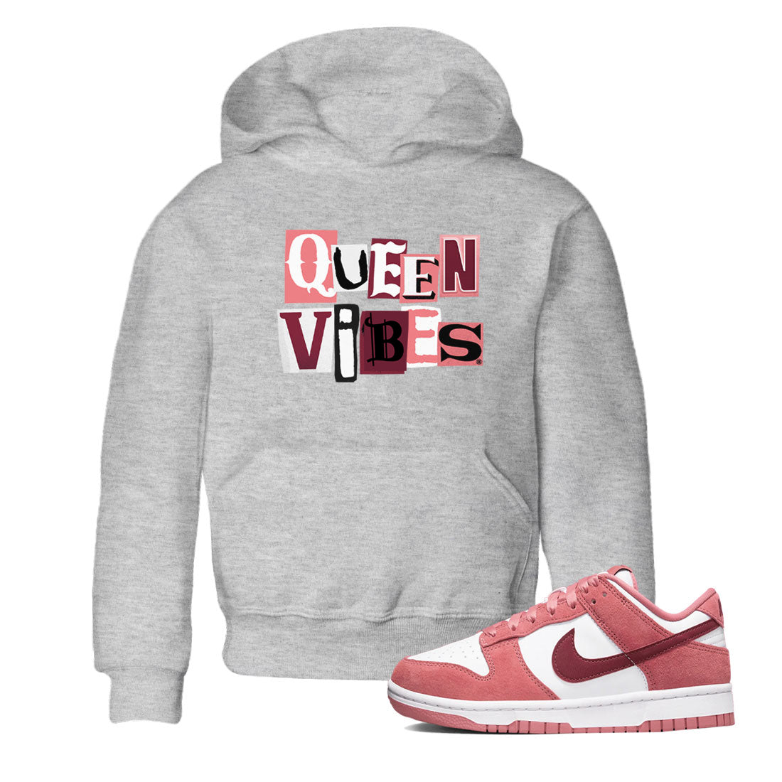 Queen Vibes SNRT Sneaker Tees Kids - Dunk Valentines Day 2024 - SNRT Sneaker Tee
