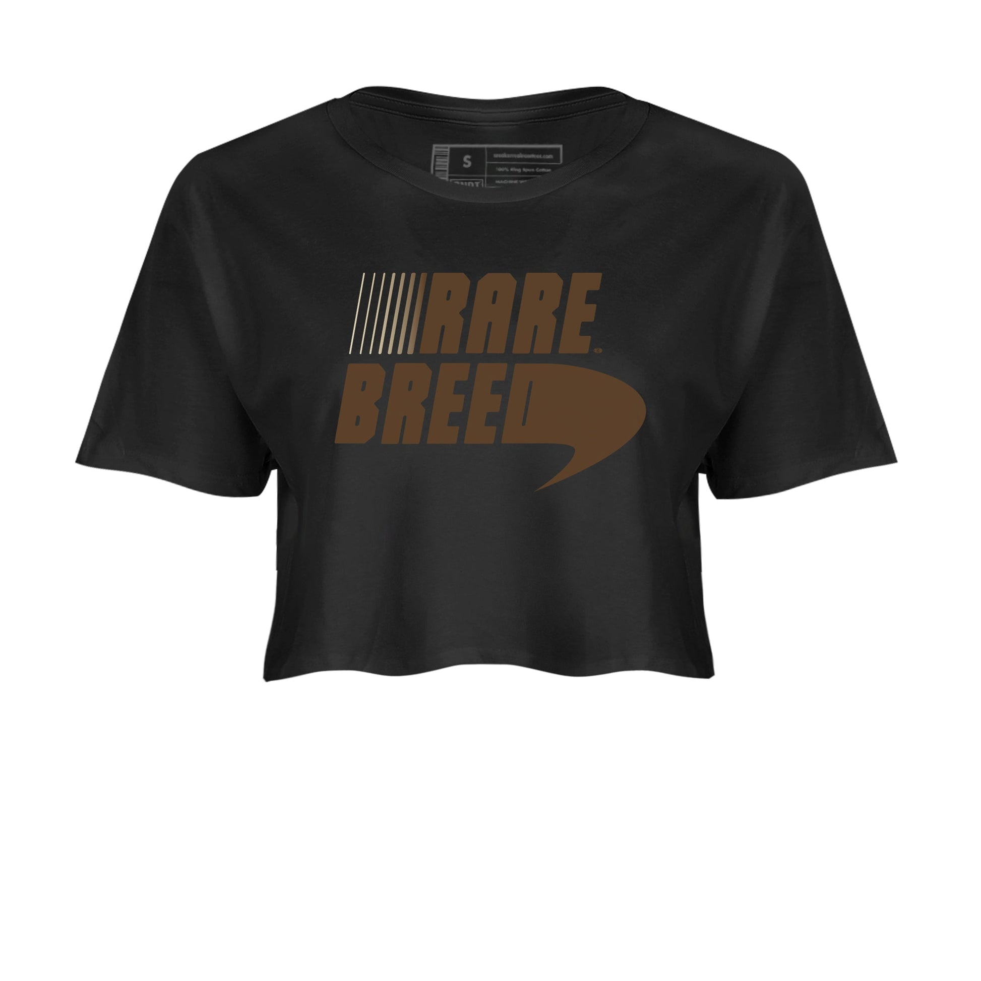 1s Mocha shirts to match jordans Rare Breed sneaker match tees Air Jordan 1 Mocha match shoes to clothes SNRT Sneaker Tees unisex cotton Black 2 crop tee