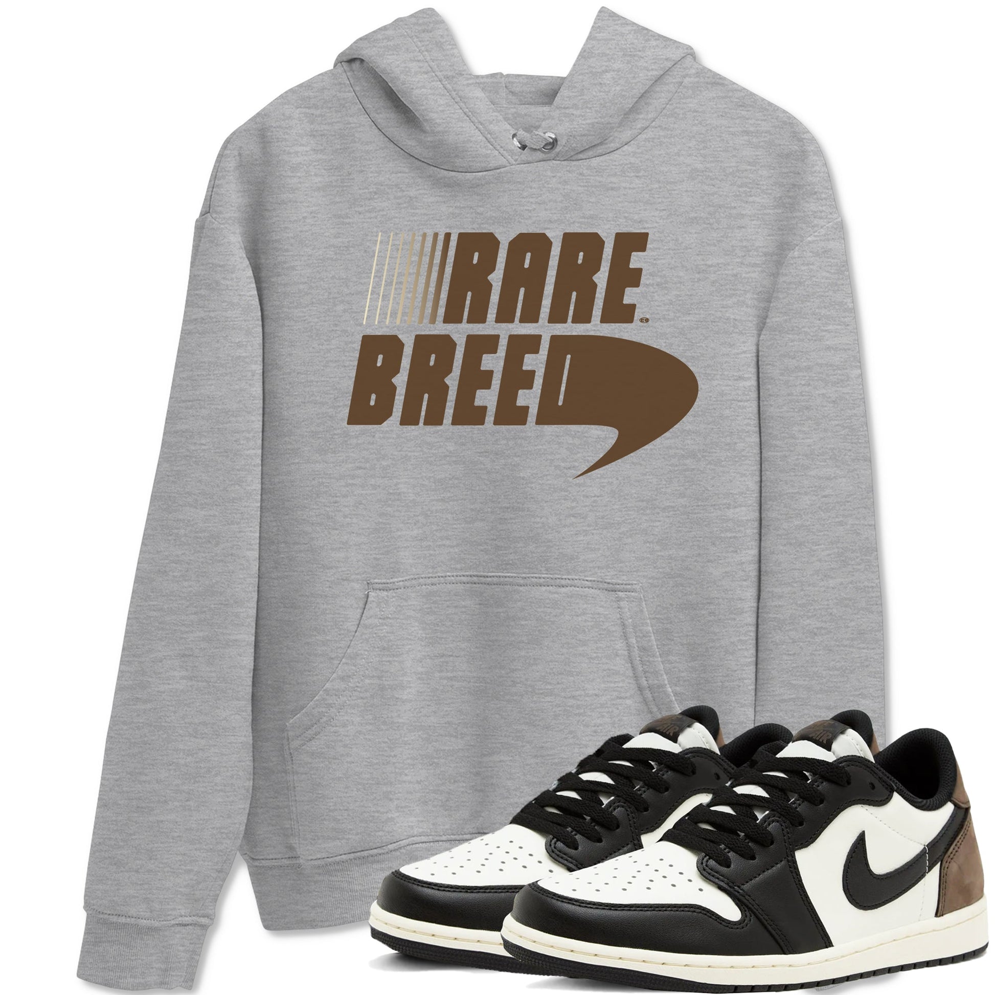 1s Mocha shirts to match jordans Rare Breed sneaker match tees Air Jordan 1 Mocha match shoes to clothes SNRT Sneaker Tees unisex cotton Heather Grey 1 shirts