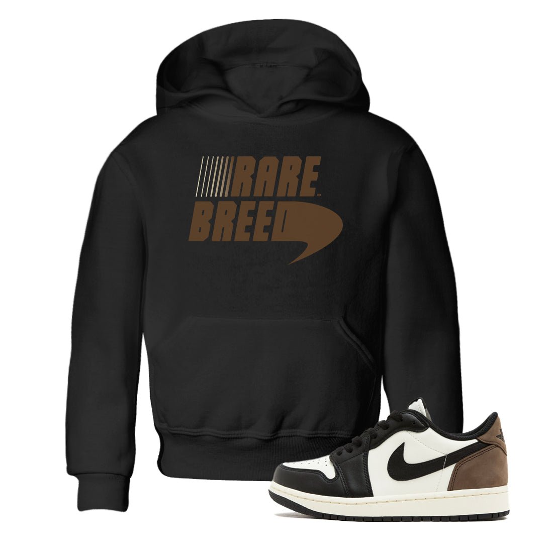 1s Mocha shirts to match jordans Rare Breed sneaker match tees Air Jordan 1 Mocha match shoes to clothes SNRT Sneaker Tees Youth Baby Black 1 tee