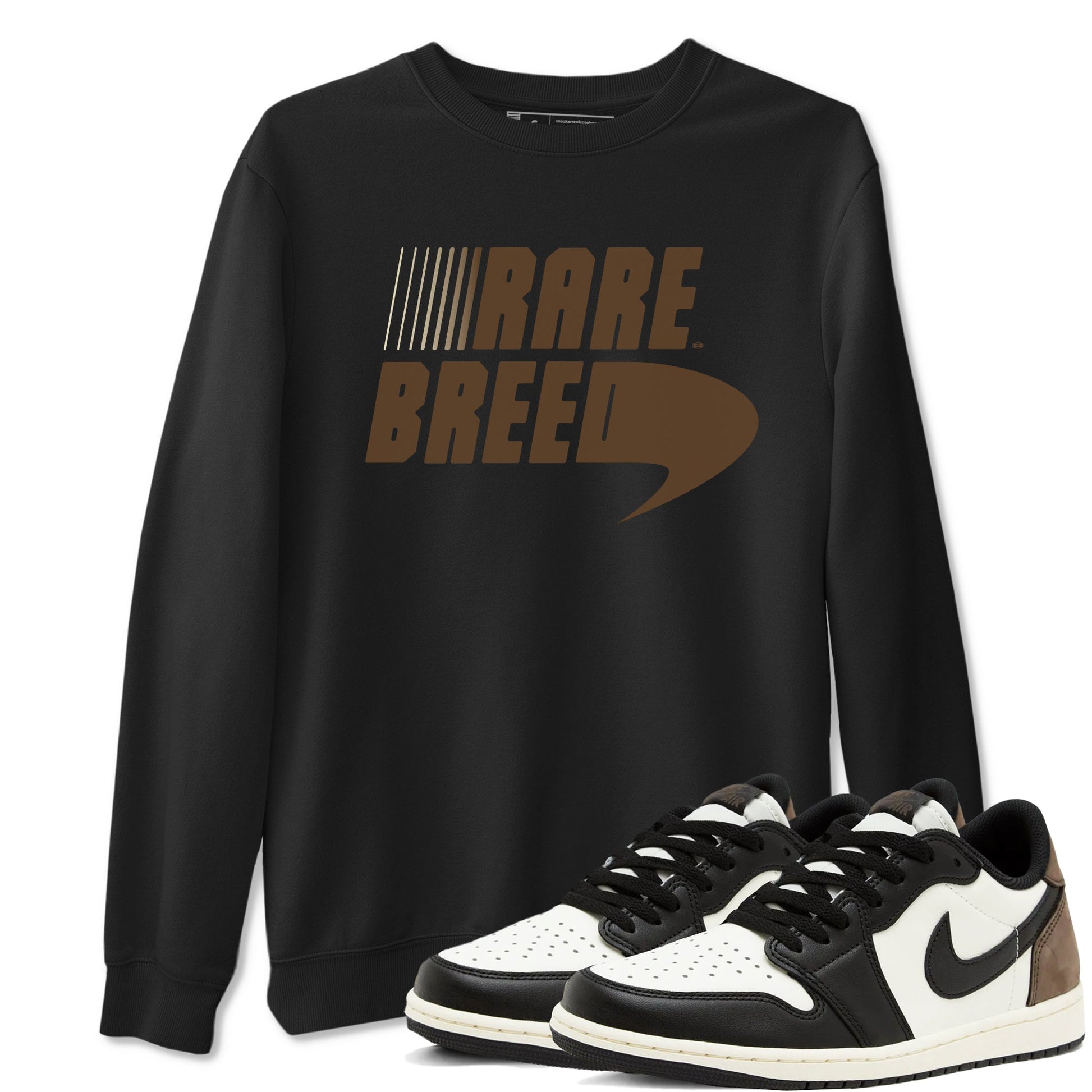 1s Mocha shirts to match jordans Rare Breed sneaker match tees Air Jordan 1 Mocha match shoes to clothes SNRT Sneaker Tees unisex cotton Black 1 shirts