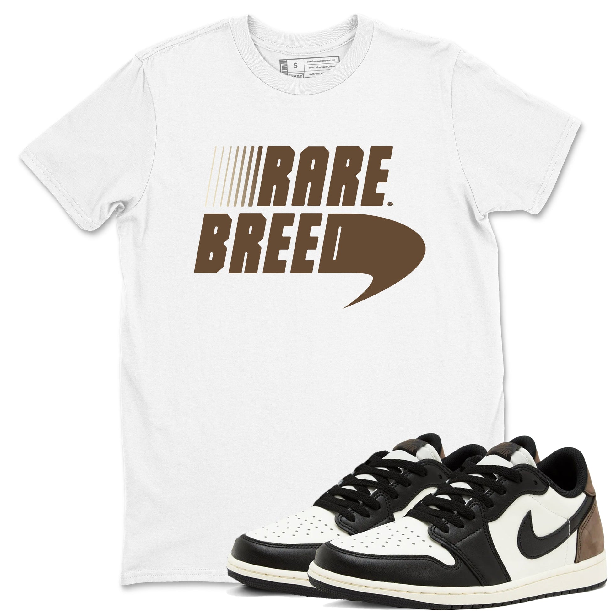 1s Mocha shirts to match jordans Rare Breed sneaker match tees Air Jordan 1 Mocha match shoes to clothes SNRT Sneaker Tees unisex cotton White 1 shirts