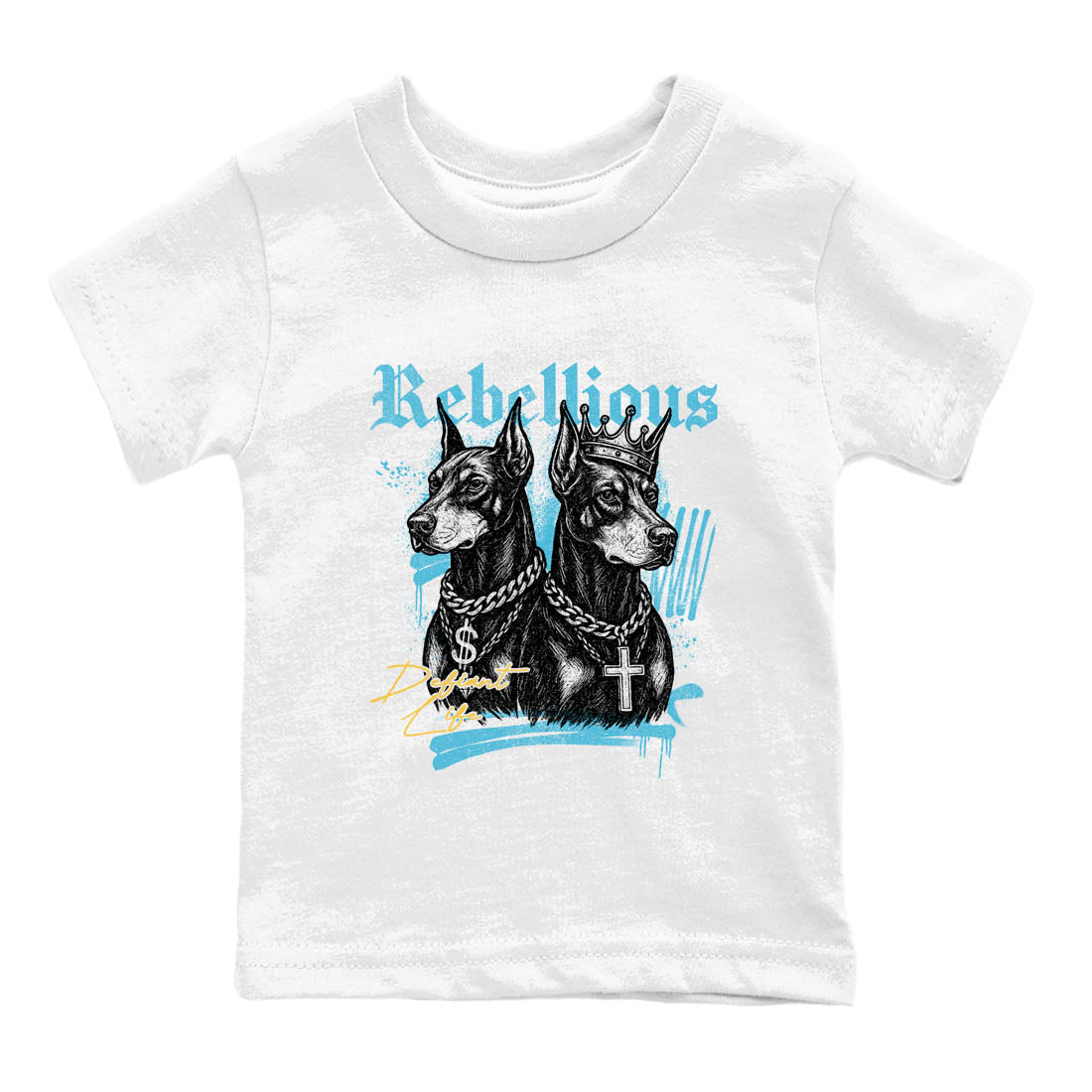Sneaker Threads – Sneaker Tees To Match Air Jordan 11 Retro Gamma – Rebellious Youth Graphic Tee White 2. Perfect for Jordan releases 2025 colorways.