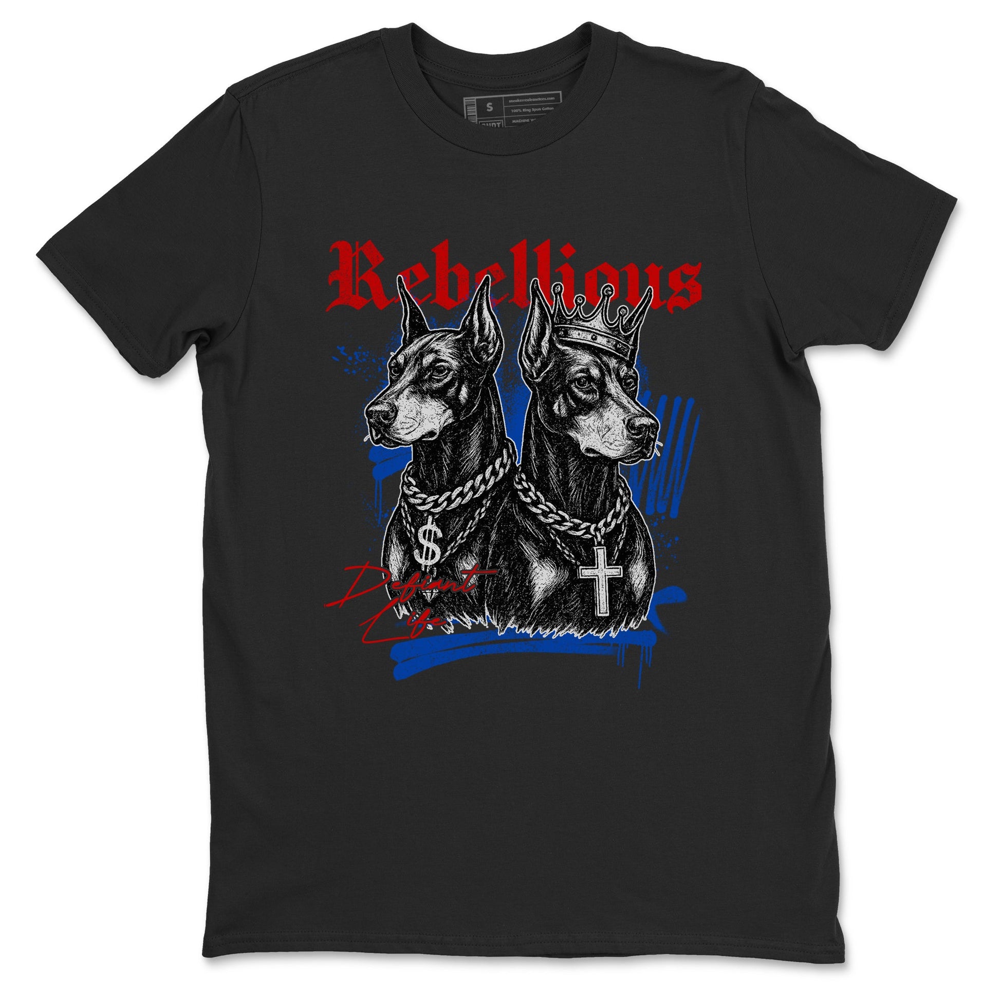Sneaker match tees – Sneaker Tees To Match Air Jordan 4 Rare Air Shoes – Rebellious Tee Black 2