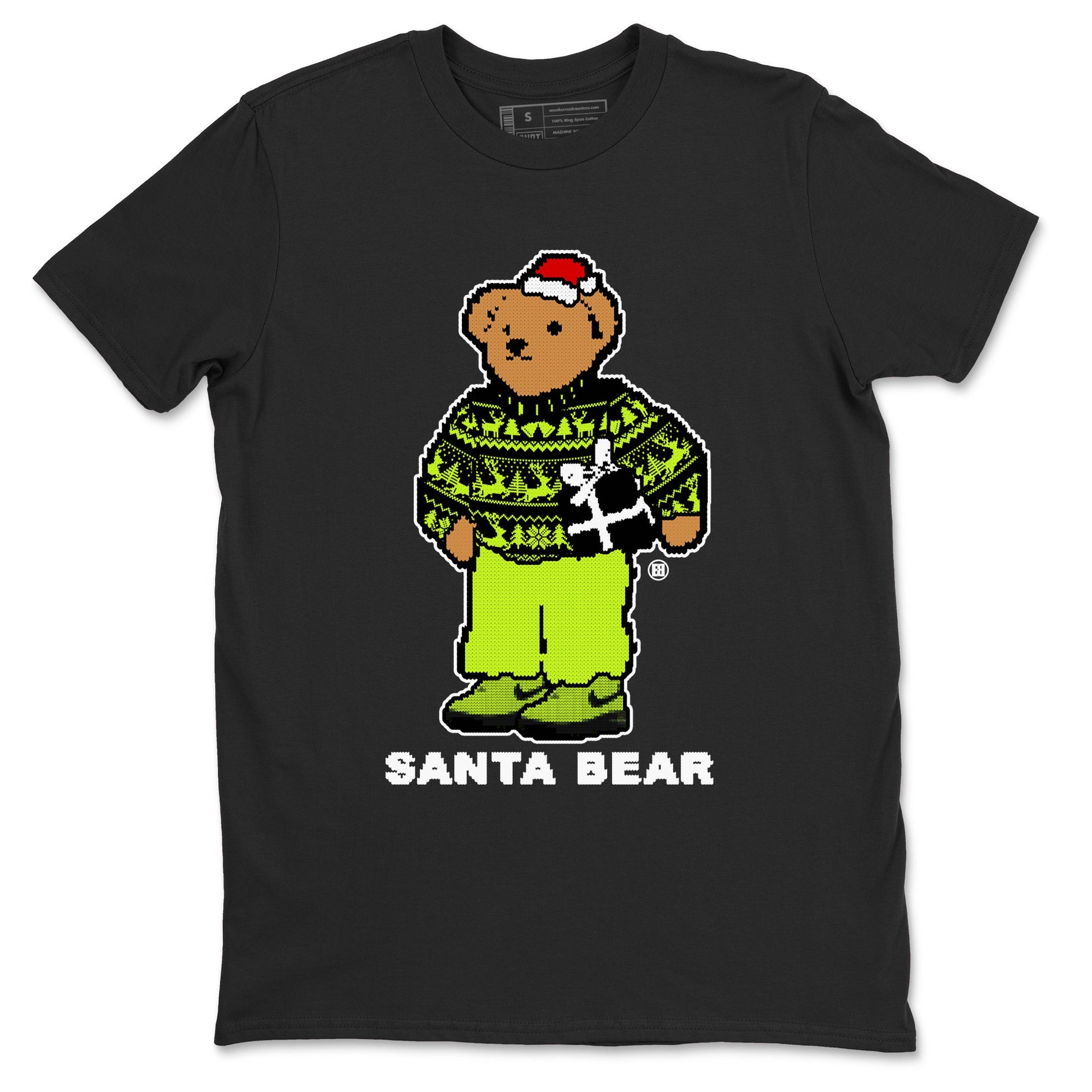 Air Force 1 Low Dance Volt t shirts to match sneakers Santa Bear Christmas Shirts Air Force 1 Volt shirt SNRT Sneaker Tees unisex cotton Black 2 shirts