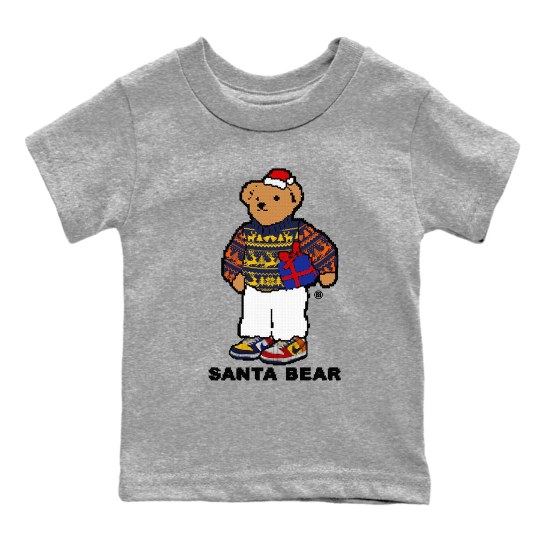 Dunk What The t shirts to match sneakers Santa Bear Christmas Shirts Dunk Low CO.JP What The shirt SNRT Sneaker Tees Youth Baby Heather Grey 2 tee