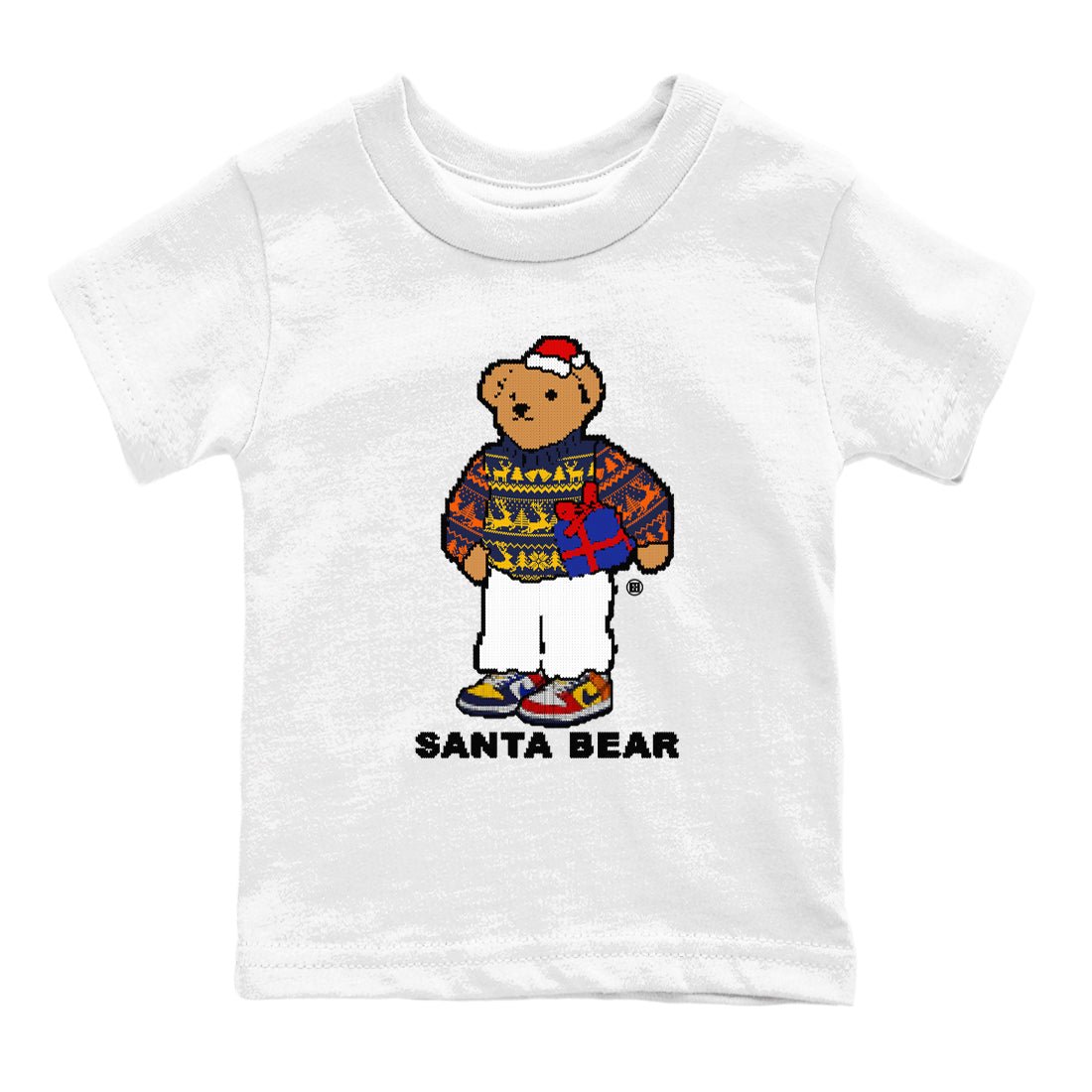 Dunk What The t shirts to match sneakers Santa Bear Christmas Shirts Dunk Low CO.JP What The shirt SNRT Sneaker Tees Youth Baby White 2 tee
