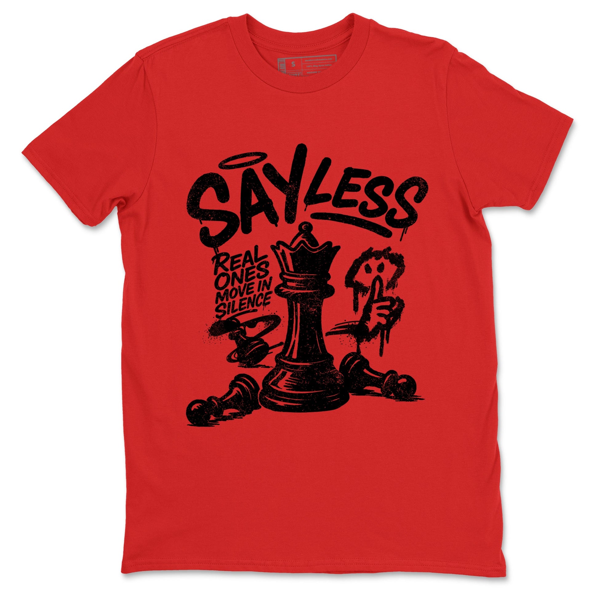 Sneaker match tees – Sneaker Tees To Match Air Foamposite Cough Drop Shoes – Say Less Tee Red 2