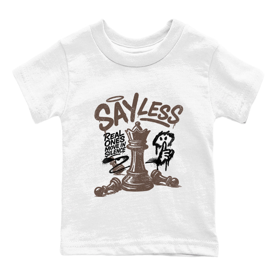 Sneaker match tees – Sneaker Tees To Match Air Jordan 4 Cave Stone Shoes – Say Less Kids T-Shirt White 2