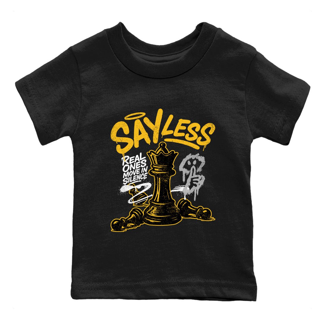 Sneaker match tees – Sneaker Tees To Match Air Jordan 5 Tokyo Shoes – Say Less Kids T-Shirt Black 2