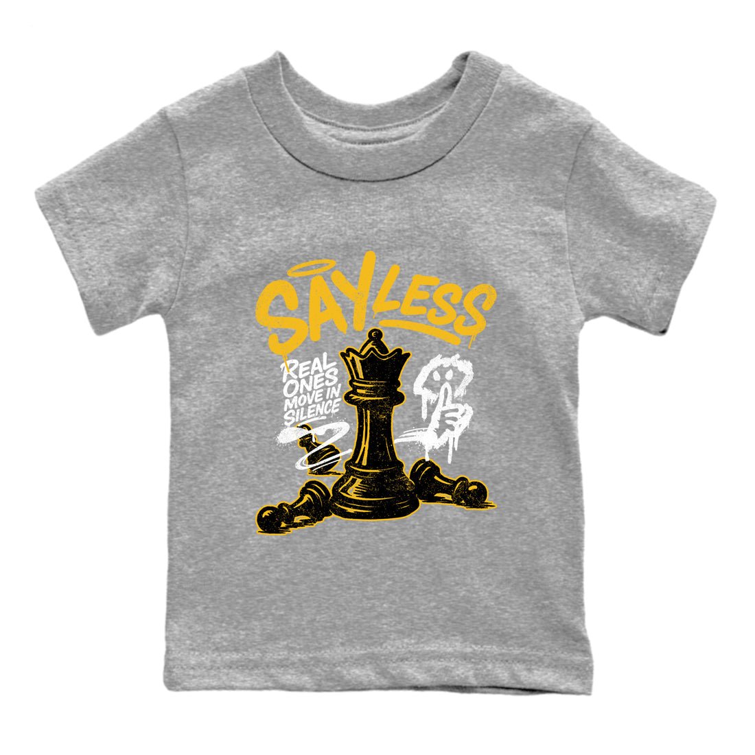 Sneaker match tees – Sneaker Tees To Match Air Jordan 5 Tokyo Shoes – Say Less Kids T-Shirt Heather Grey 2