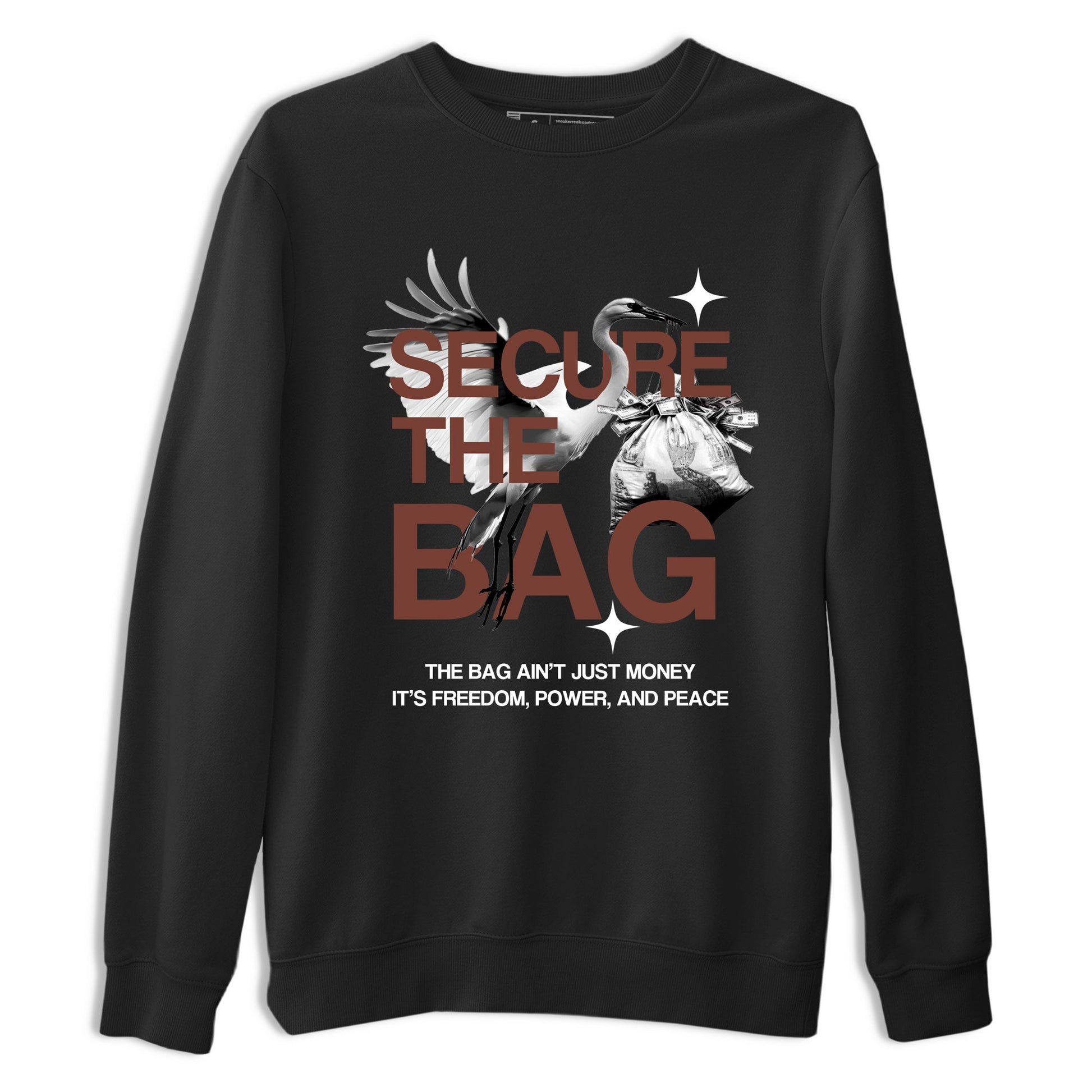 Sneaker match tees – Sneaker Tees To Match Dunk Low Football Shoes – Secure The Bag Tee Black 2