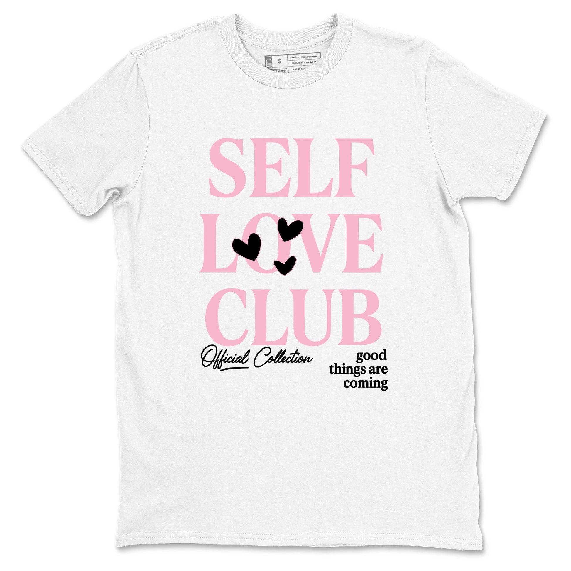 Sneaker match tees – Sneaker Tees To Match Air Jordan 5 35th Anniversary Shoes – Self Love Club Tee White 2
