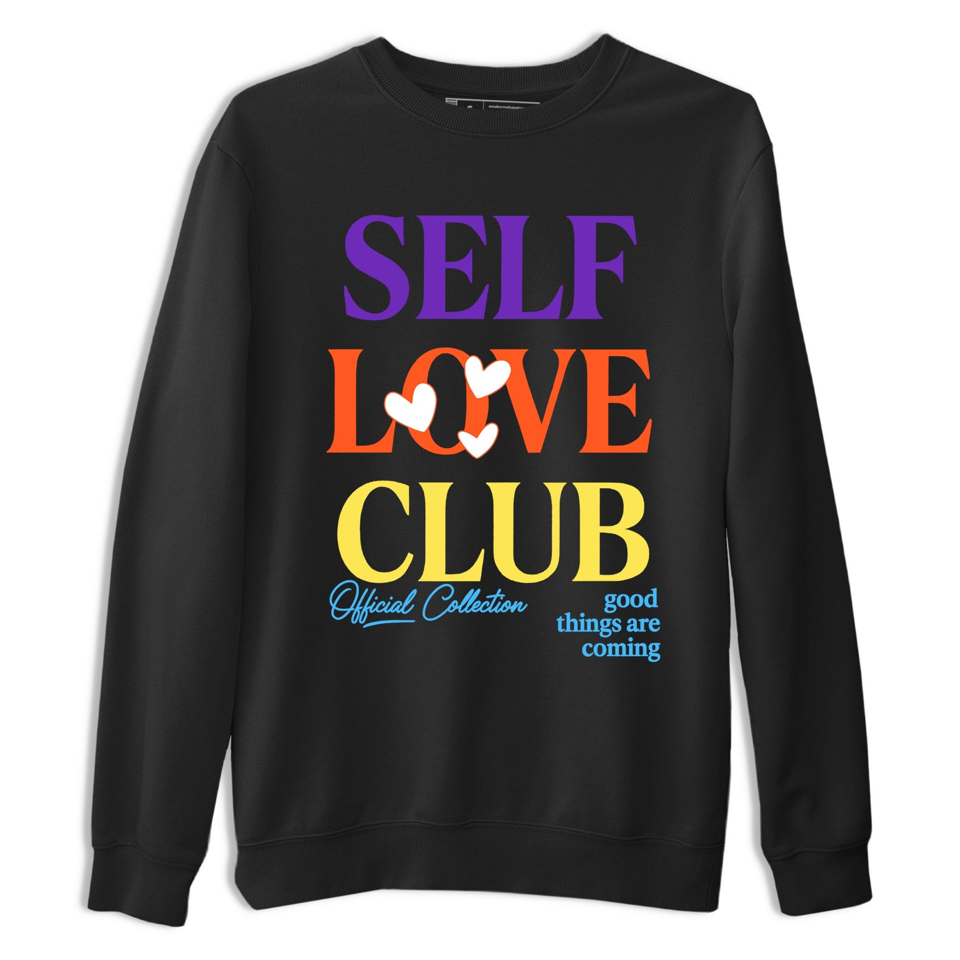 Sneaker Threads – Sneaker Tees To Match New Balance 9060 Prism Purple – Self Love Club Graphic Tee Black 2. Perfect for Jordan releases 2025 colorways.