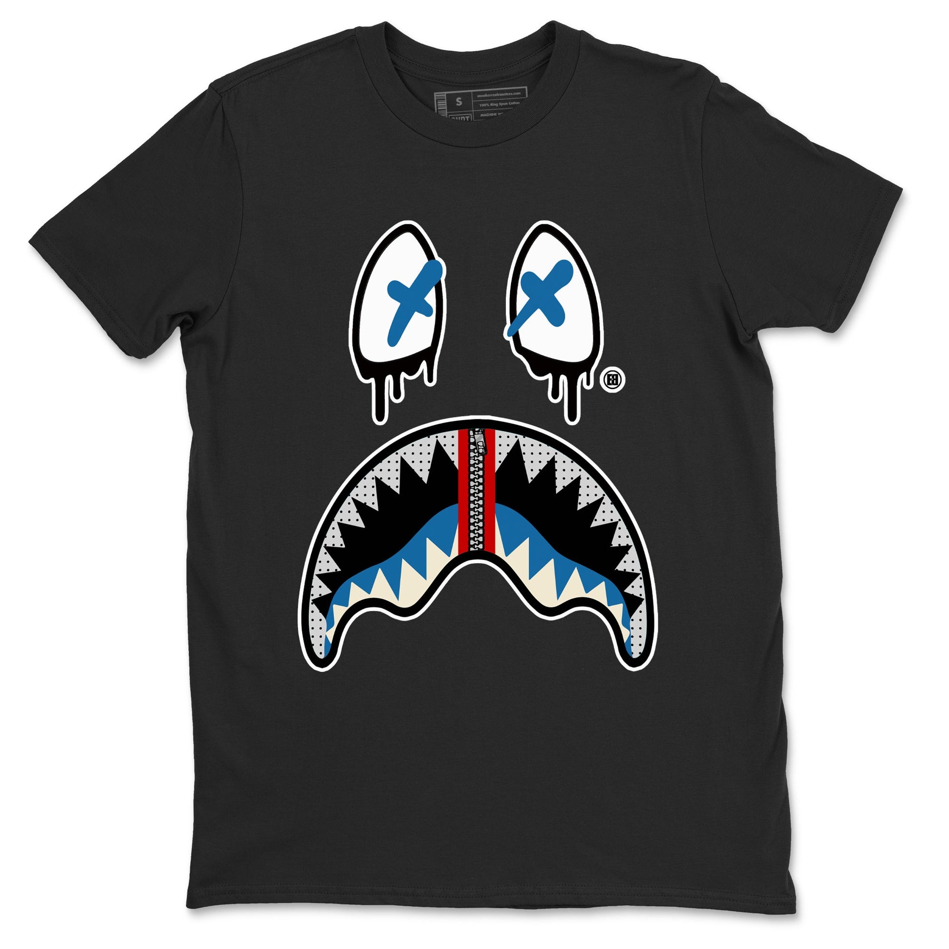 AJ3 Rare Air Graphic shirts Shark Face shirts Air Jordan 3 Rare Air best t-shirts to wear with jordans SNRT Sneaker Tees unisex cotton Black 2 shirts