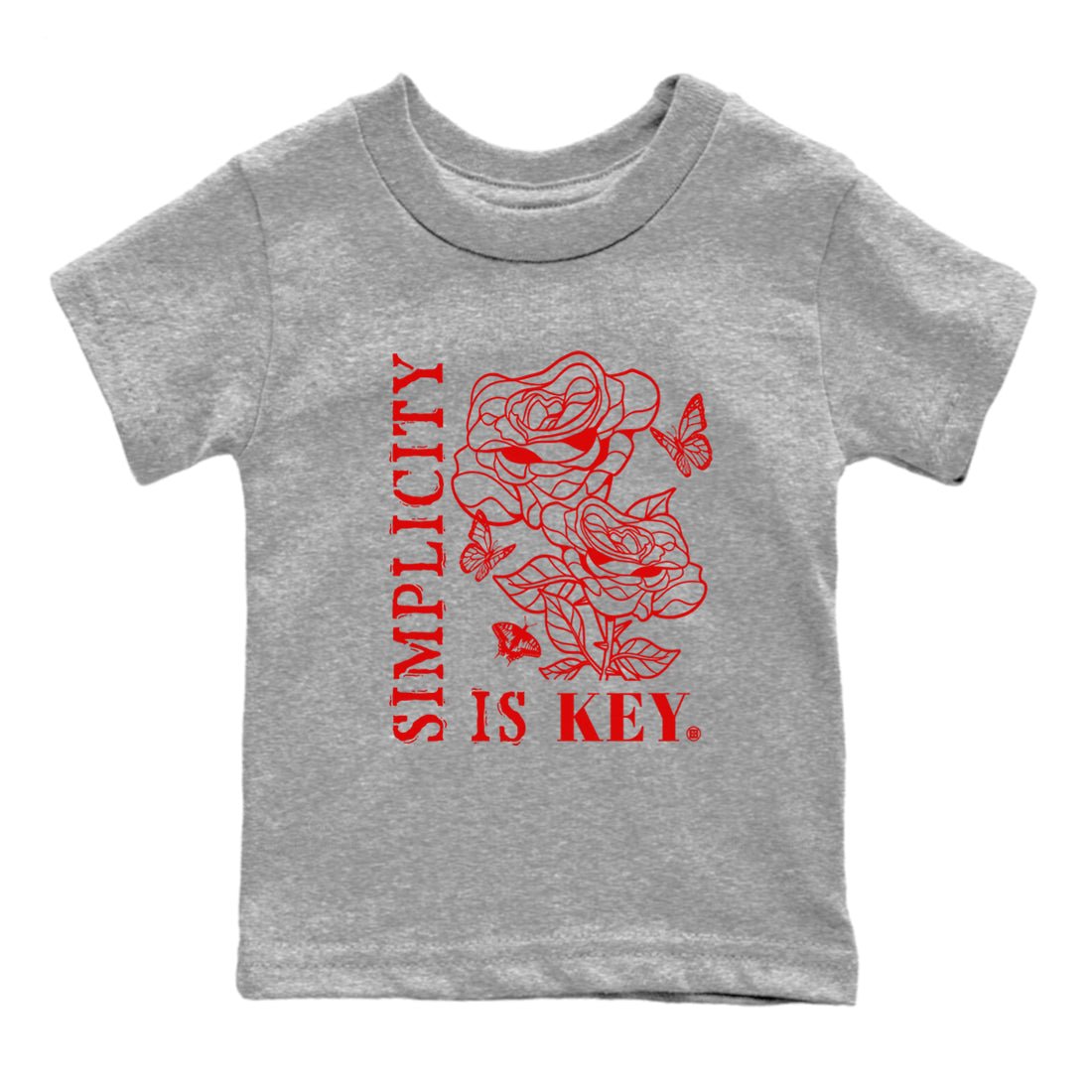 AE 1 Bred Shirts To Match Jordans Simplicity Is Key sneaker match tees AE 1 Bred Tee SNRT Sneaker Release Tees Youth Baby Heather Grey 2 crew neck shirts
