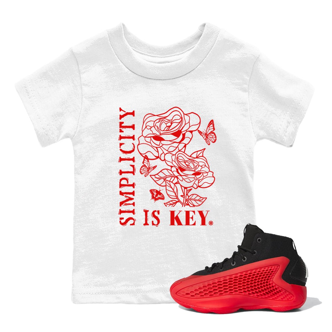 AE 1 Bred Shirts To Match Jordans Simplicity Is Key sneaker match tees AE 1 Bred Tee SNRT Sneaker Release Tees Youth Baby White 1 crew neck shirts