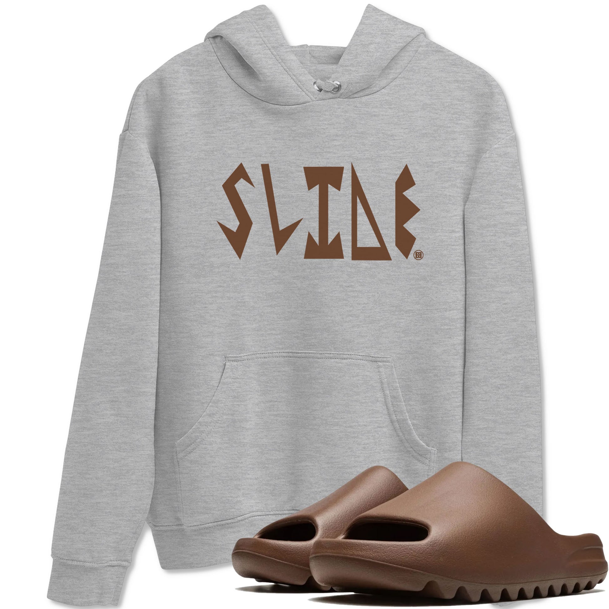 Yeezy Slide Flax shirts to match jordans Slide Letters sneaker match tees Yeezy Slide Flax SNRT Sneaker Tees streetwear brand Heather Grey 1 unisex cotton tee