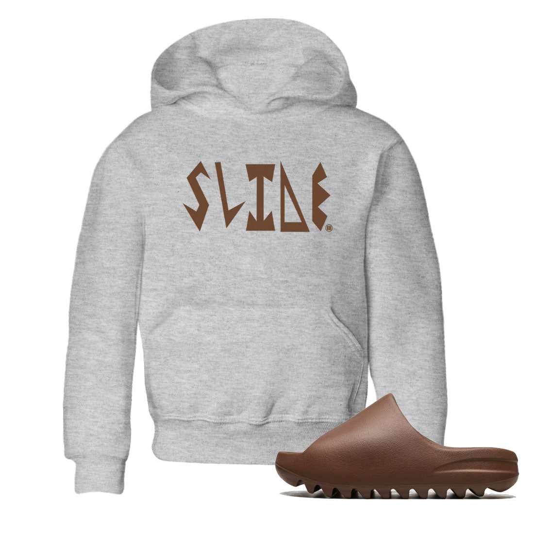 Yeezy Slide Flax shirts to match jordans Slide Letters sneaker match tees Yeezy Slide Flax SNRT Sneaker Tees streetwear brand Baby and Youth Heather Grey 1 cotton tee