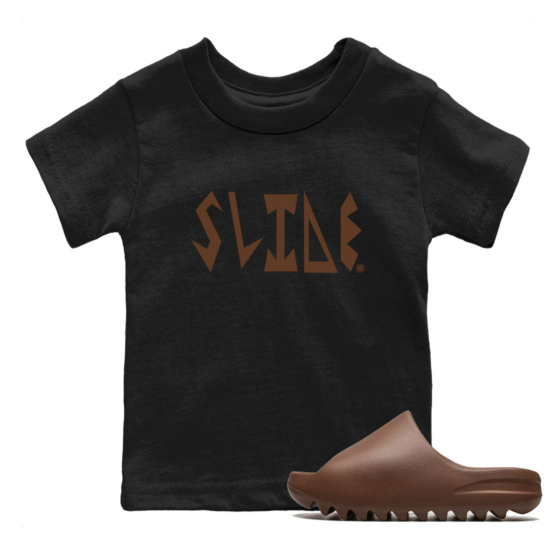 Yeezy Slide Flax shirts to match jordans Slide Letters sneaker match tees Yeezy Slide Flax SNRT Sneaker Tees streetwear brand Baby and Youth Black 1 cotton tee