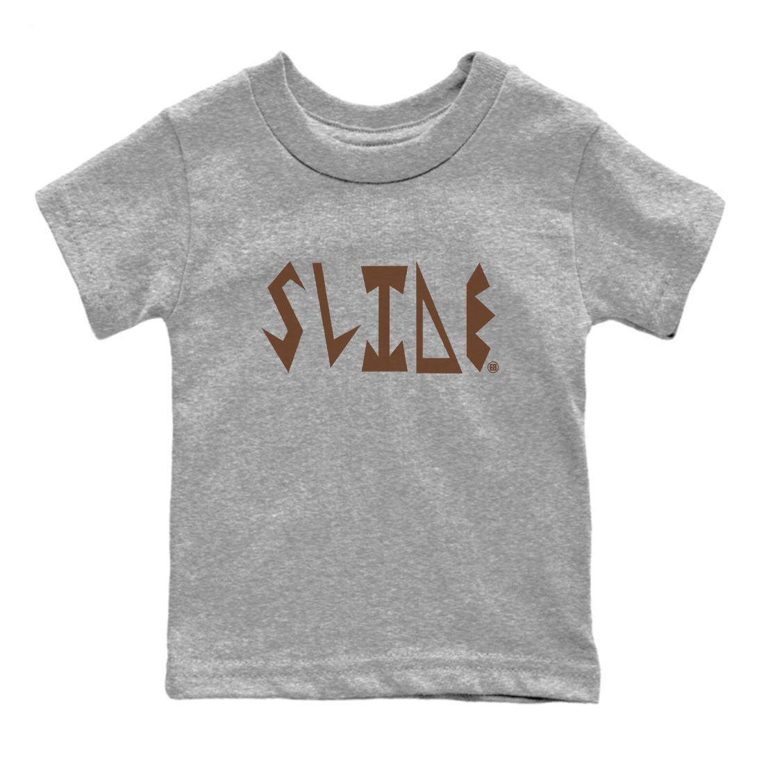 Yeezy Slide Flax shirts to match jordans Slide Letters sneaker match tees Yeezy Slide Flax SNRT Sneaker Tees streetwear brand Baby and Youth Heather Grey 2 cotton tee