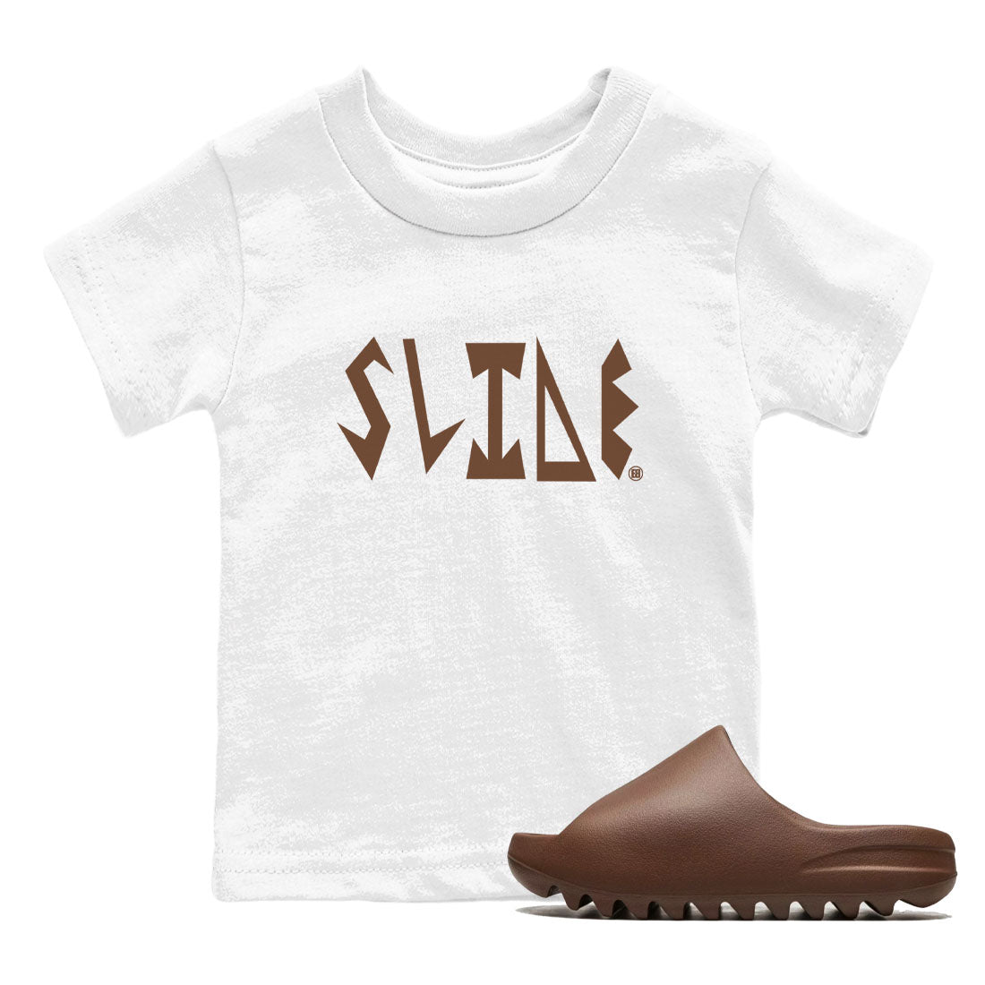 Yeezy Slide Flax shirts to match jordans Slide Letters sneaker match tees Yeezy Slide Flax SNRT Sneaker Tees streetwear brand Baby and Youth White 1 cotton tee