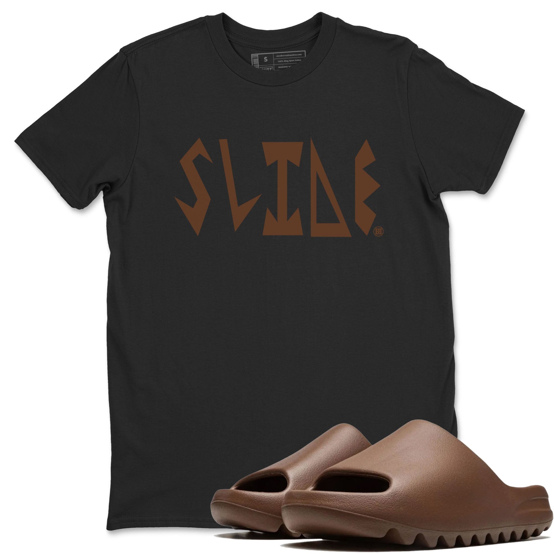 Yeezy Slide Flax shirts to match jordans Slide Letters sneaker match tees Yeezy Slide Flax SNRT Sneaker Tees streetwear brand Black 1 unisex cotton tee