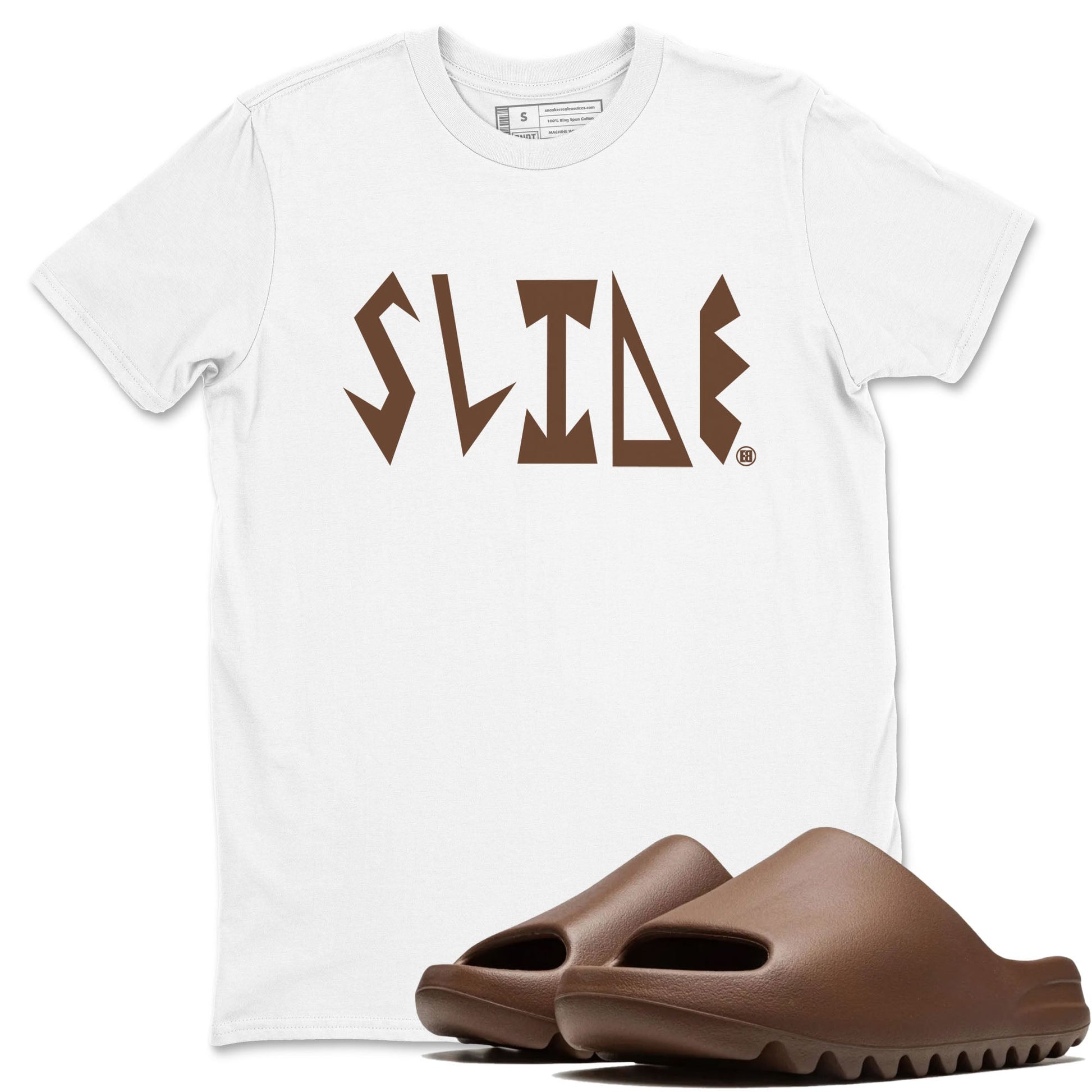 Yeezy Slide Flax shirts to match jordans Slide Letters sneaker match tees Yeezy Slide Flax SNRT Sneaker Tees streetwear brand White 1 unisex cotton tee