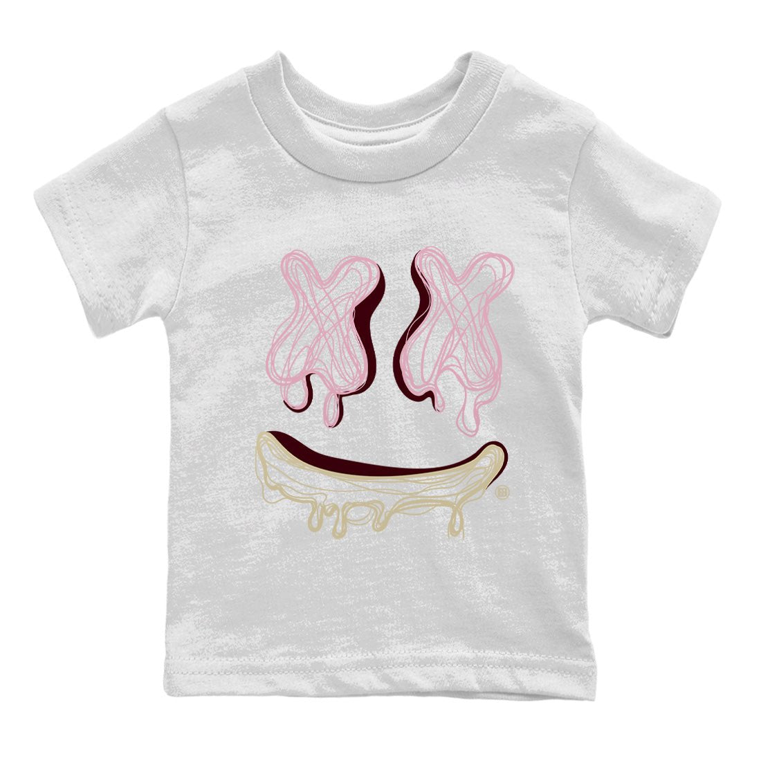 Dunk Valentines Day shirt to match jordans Smile Doodle sneaker tees Dunk Valentines Day SNRT sneaker release tees baby toddler White 2 cotton Shirt