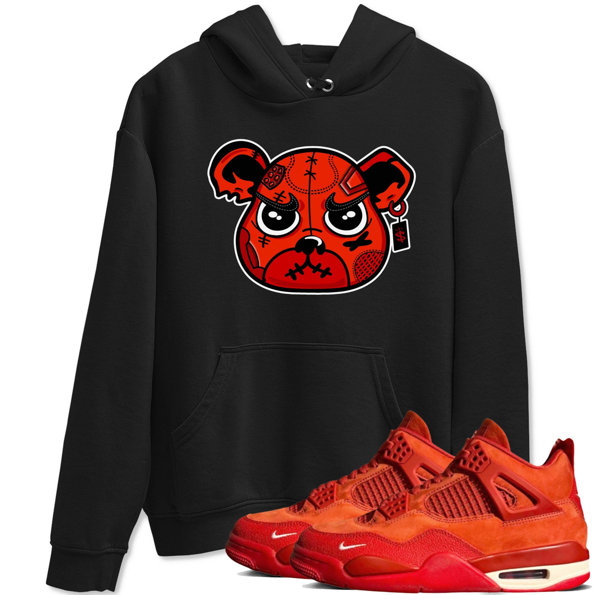 Nigel Sylvester x Air Jordan 4 Brick by Brick shirts to match jordans Sneaker Bear Face sneaker match tees Air Jordan 4 Brick By Brick match shoes to clothes SNRT Sneaker Tees unisex cotton Black 1 shirts