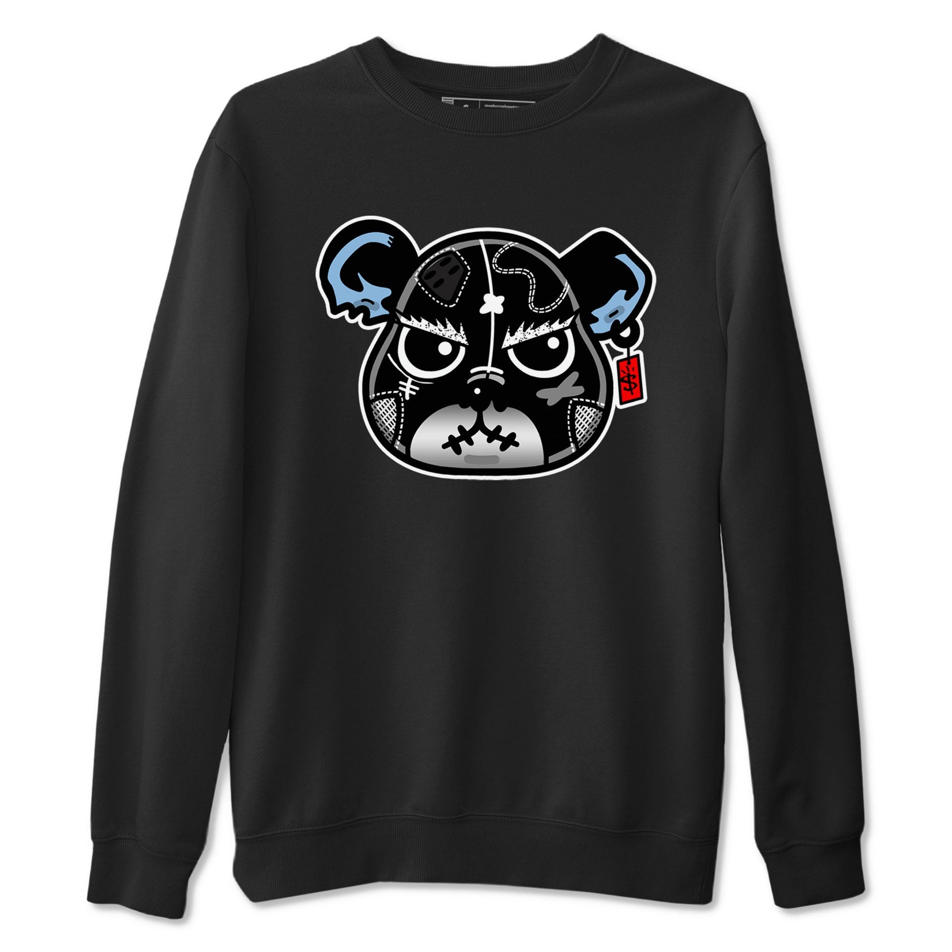 5s Black Metallic Reimagined shirts to match jordans Sneaker Bear Face best t shirts to wear with jordans Air Jordan 5 Reimagined match shoes to clothes SNRT Sneaker Tees unisex cotton Black 2 shirts