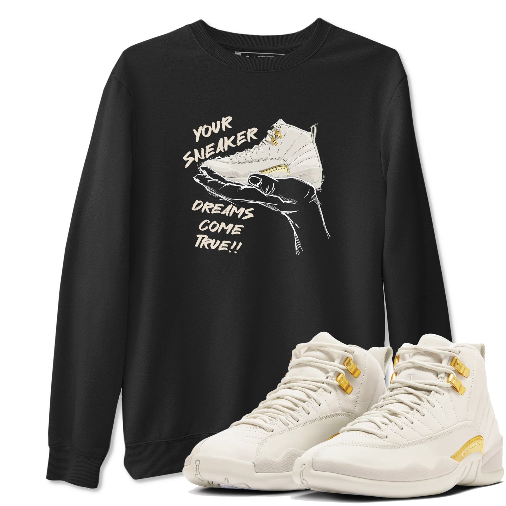 12s Phantom shirts to match jordans Sneaker Dreams sneaker match tees Air Jordan 12 WMNS Phantom match shoes to clothes SNRT Sneaker Tees unisex cotton Black 1 shirts