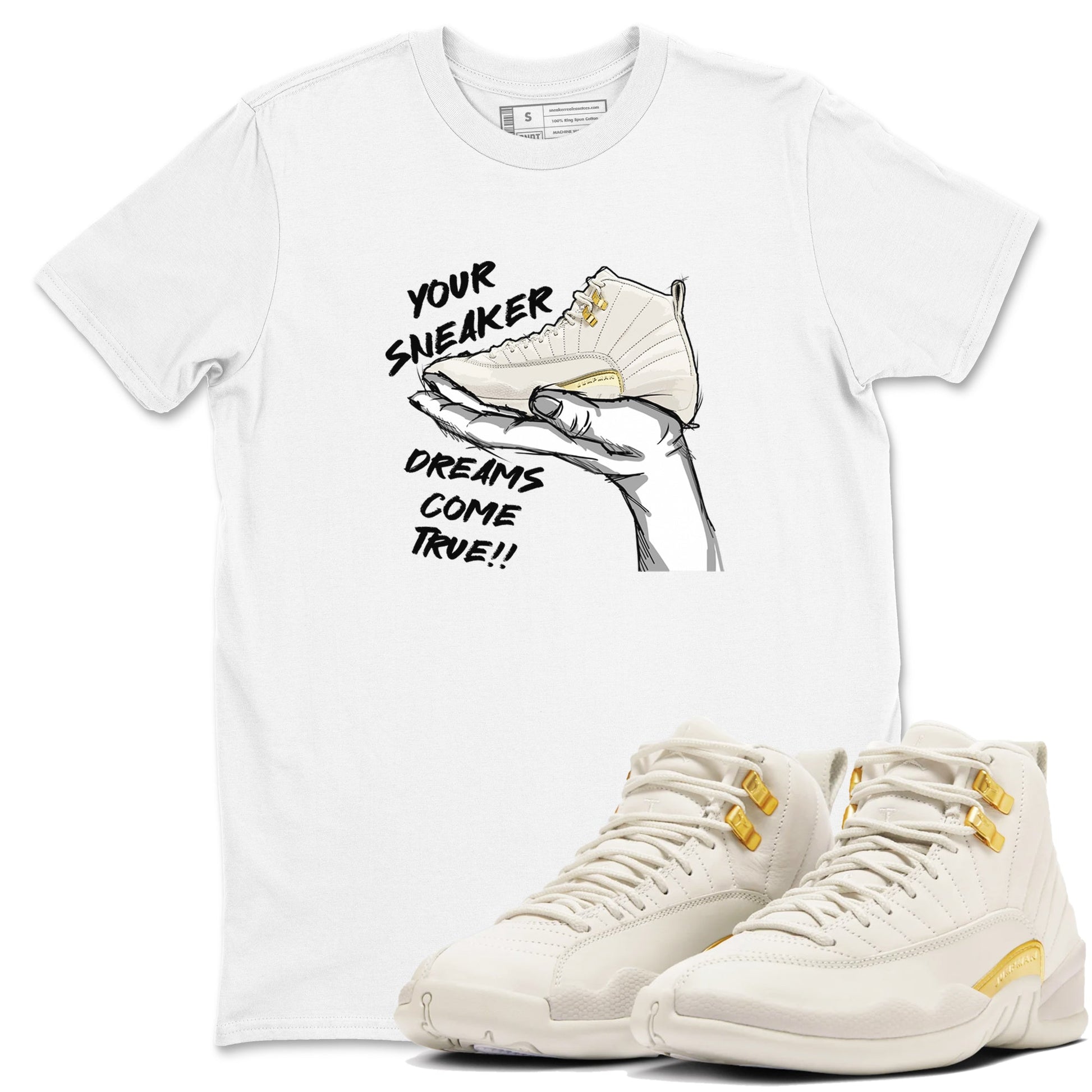 12s Phantom shirts to match jordans Sneaker Dreams sneaker match tees Air Jordan 12 WMNS Phantom match shoes to clothes SNRT Sneaker Tees unisex cotton White 1 shirts