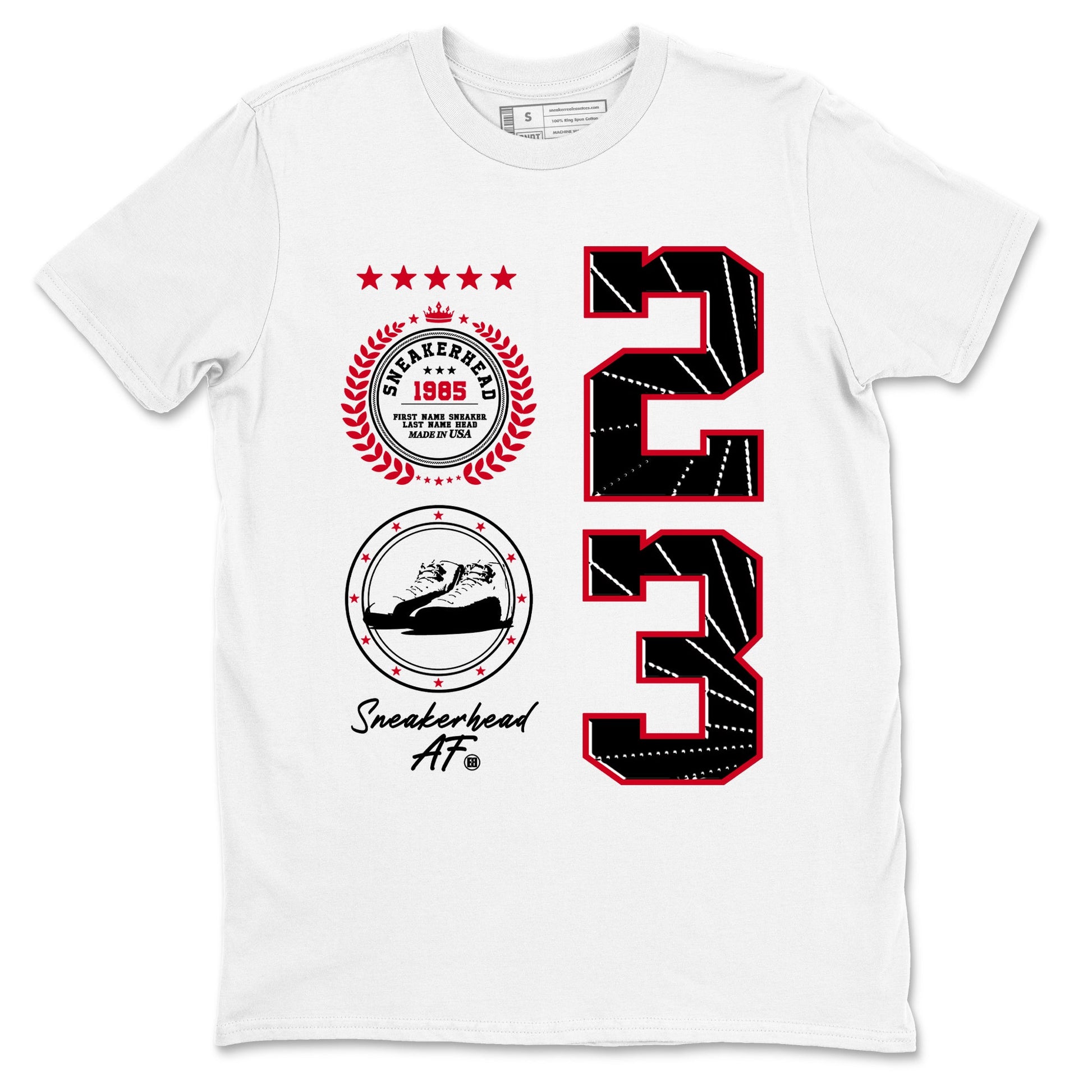 12s Flu Game shirts to match jordans Sneaker Emblem best t shirts to wear with jordans AJ12 Retro Flu Game match shoes to clothes SNRT Sneaker Tees unisex cotton White 2 shirts